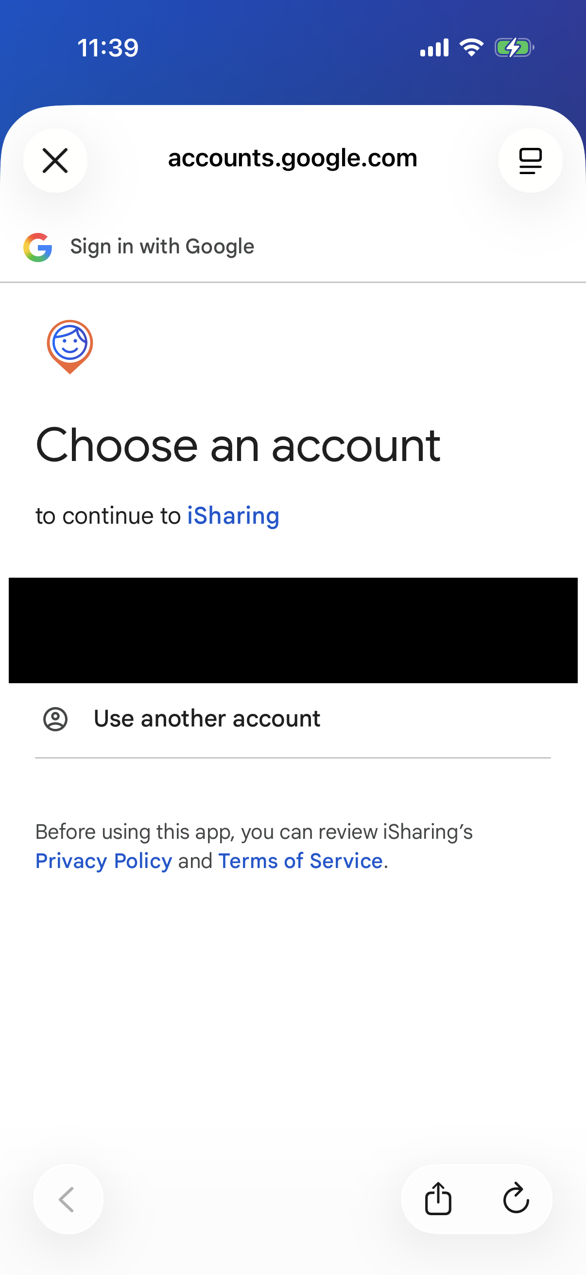 Step 4 of Isharing Onboarding