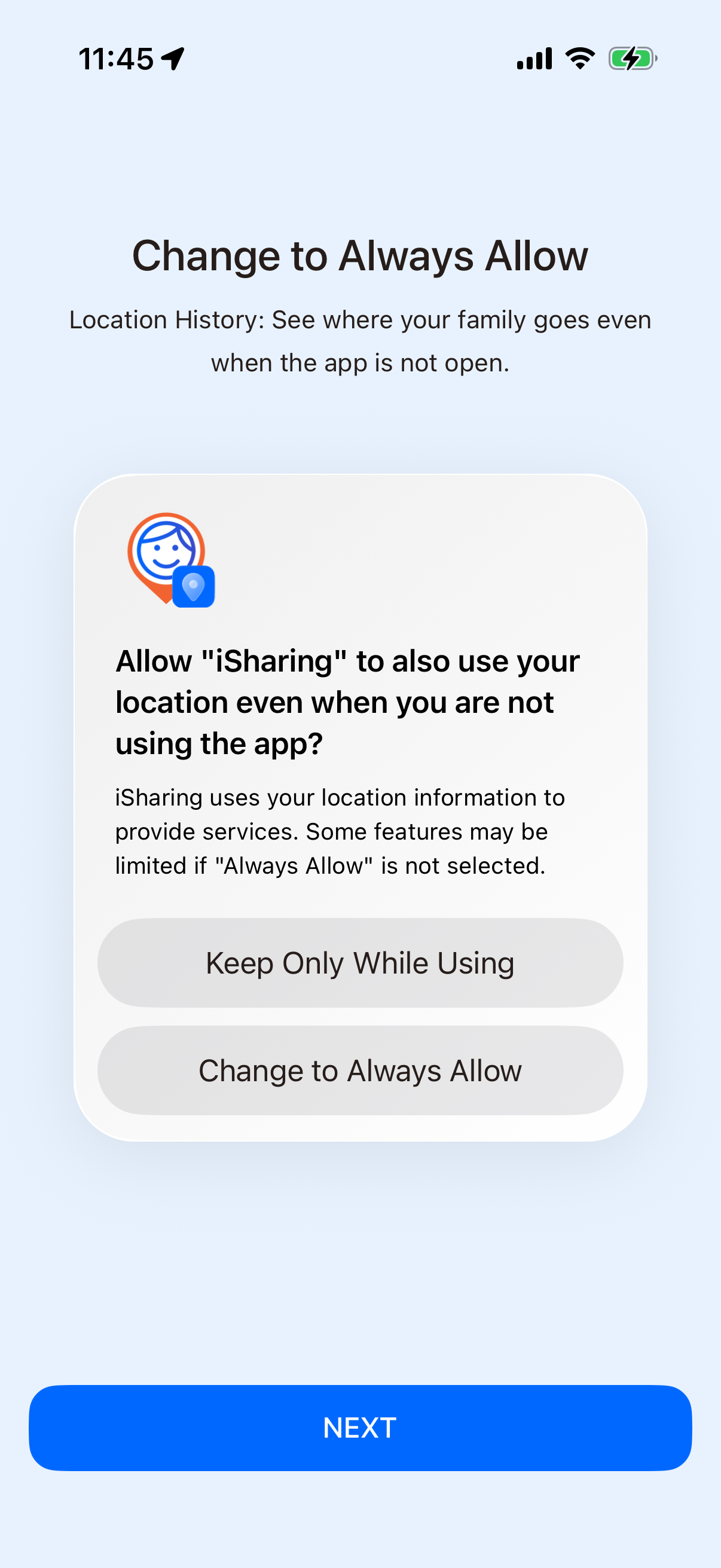 isharing screen