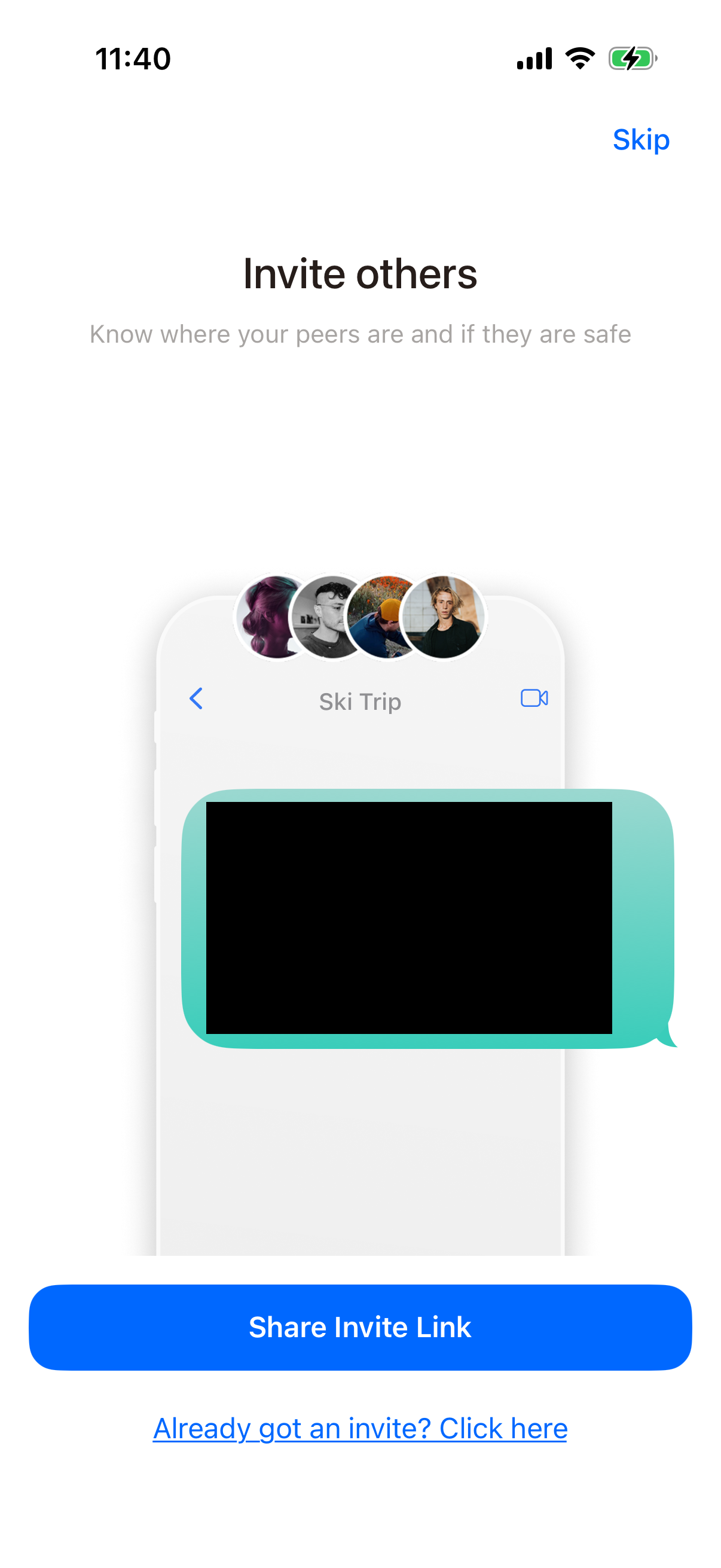 isharing screen