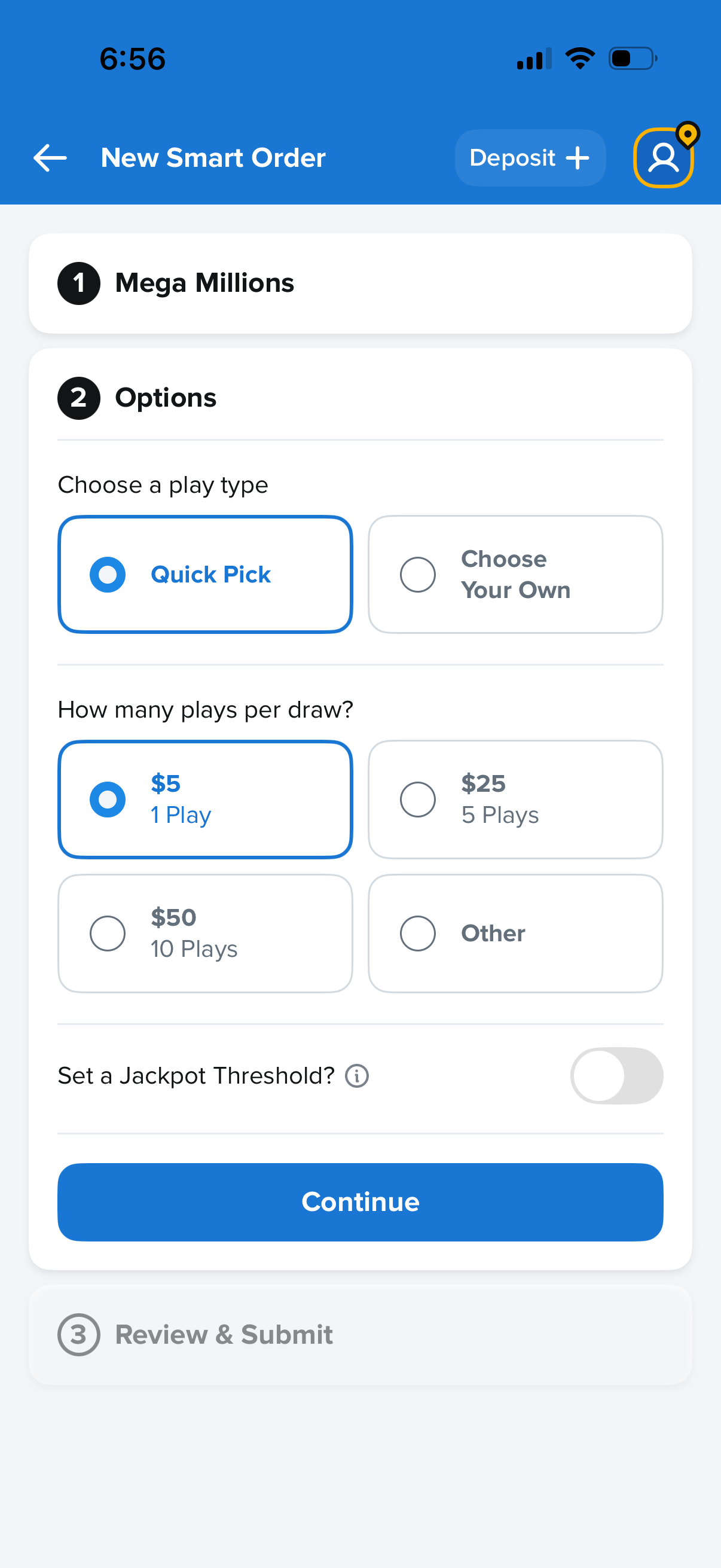 jackpocket app screenshot 5