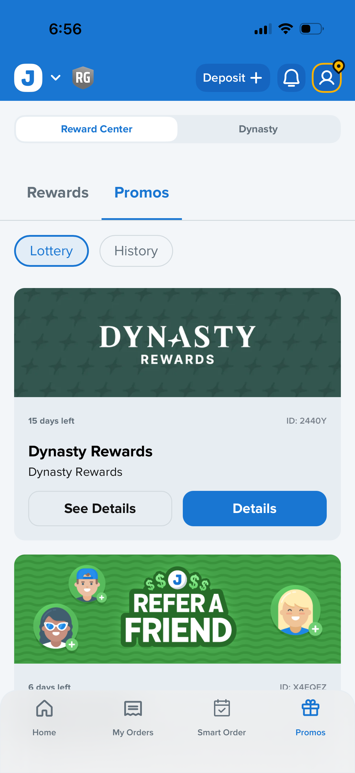 jackpocket view promos