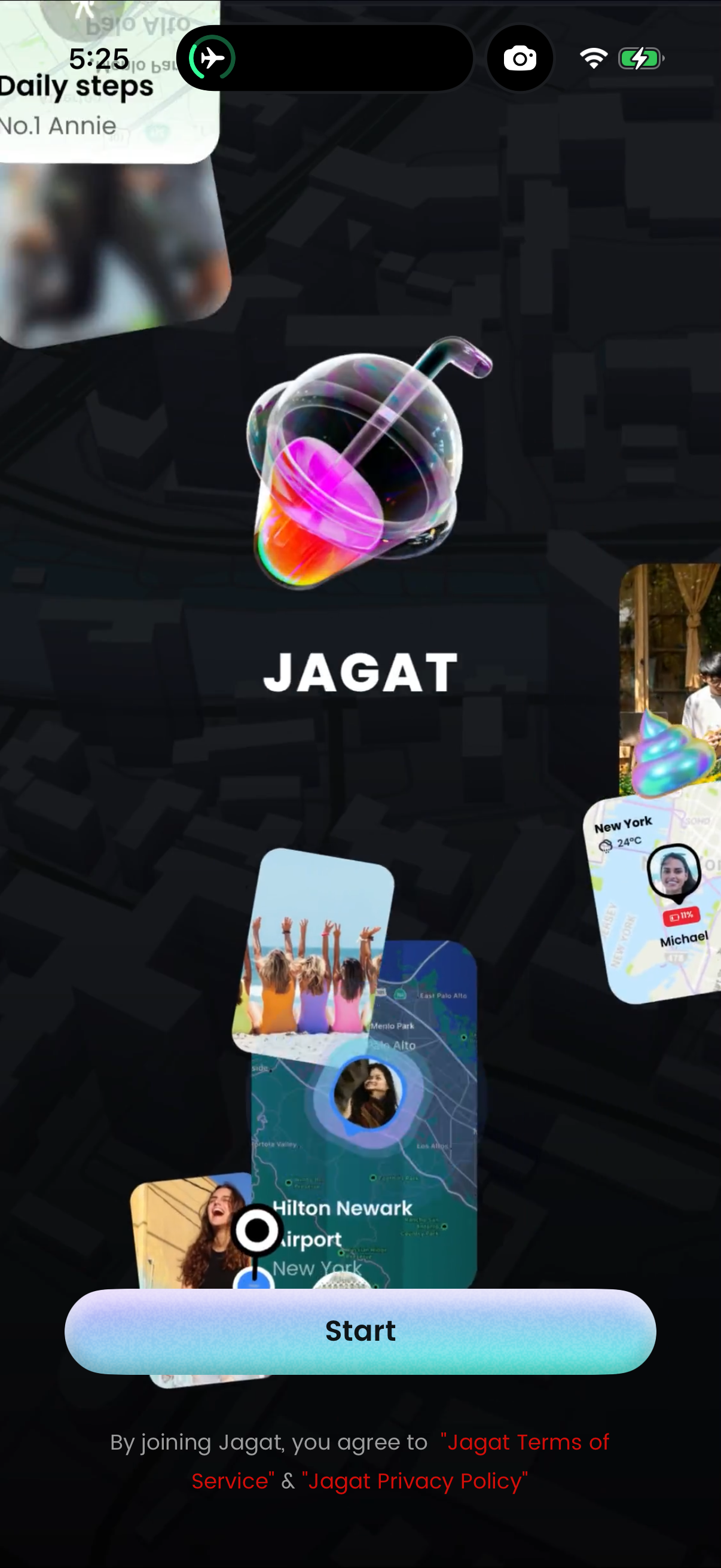 Step 1 of Jagat Onboarding