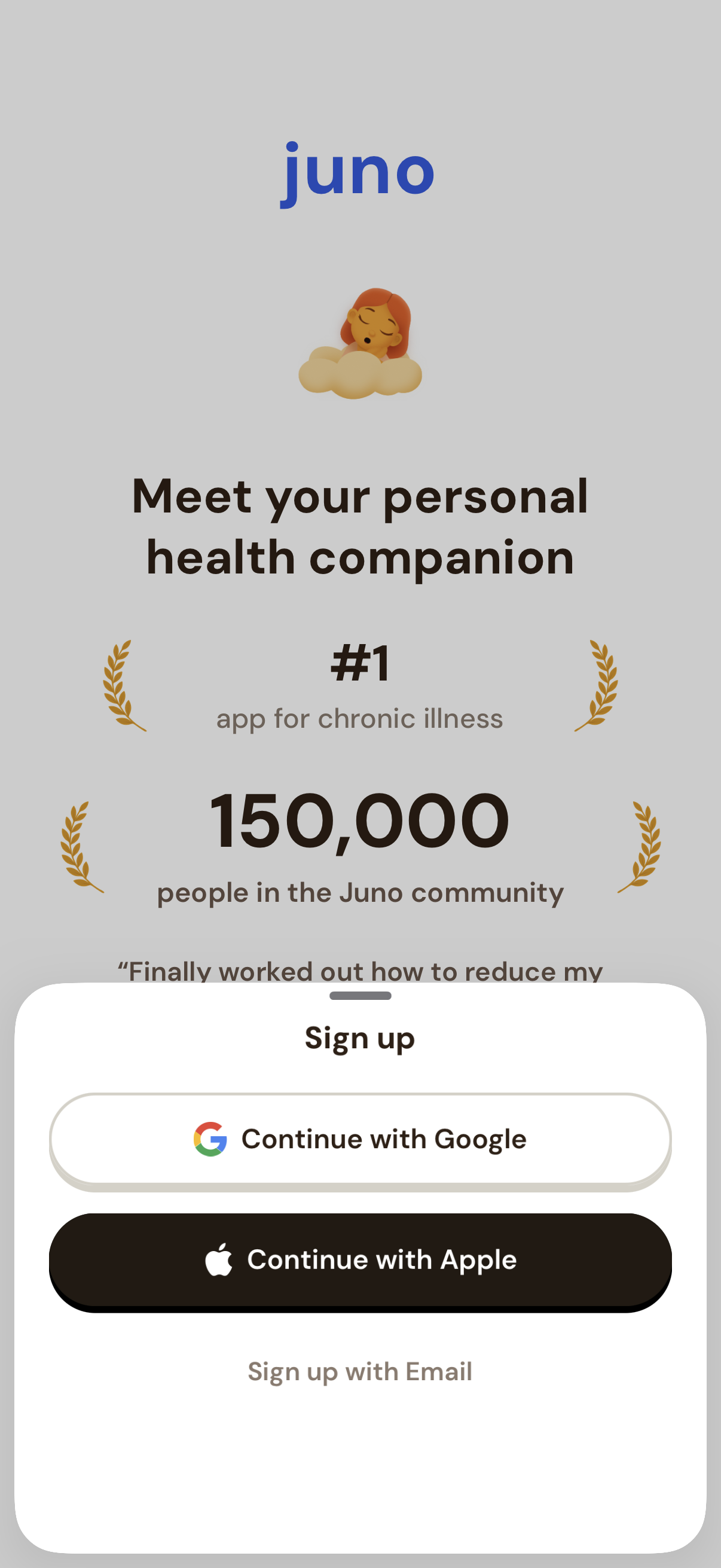 Step 2 of Juno Onboarding