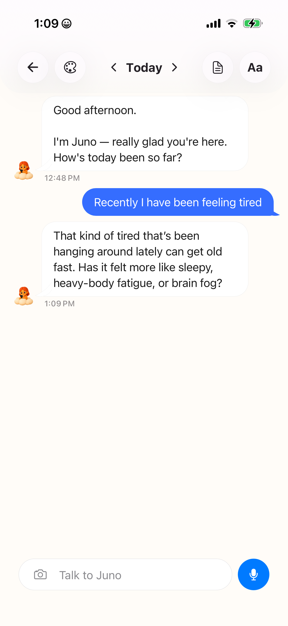 Step 4 of Juno First Conversation