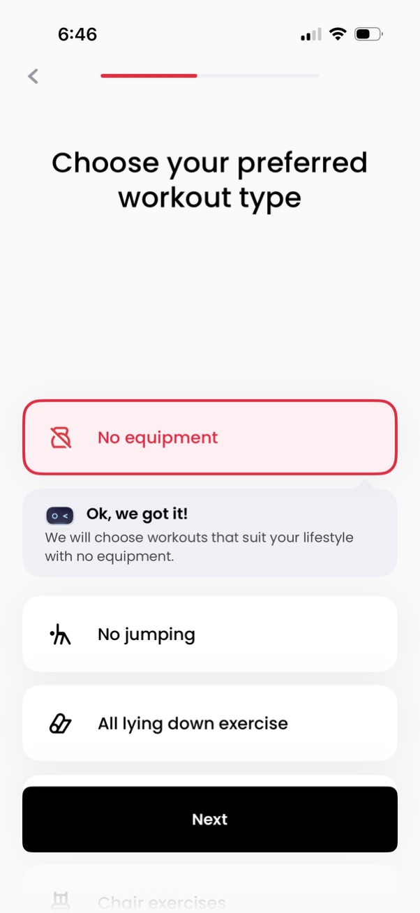 justfit app screenshot 29