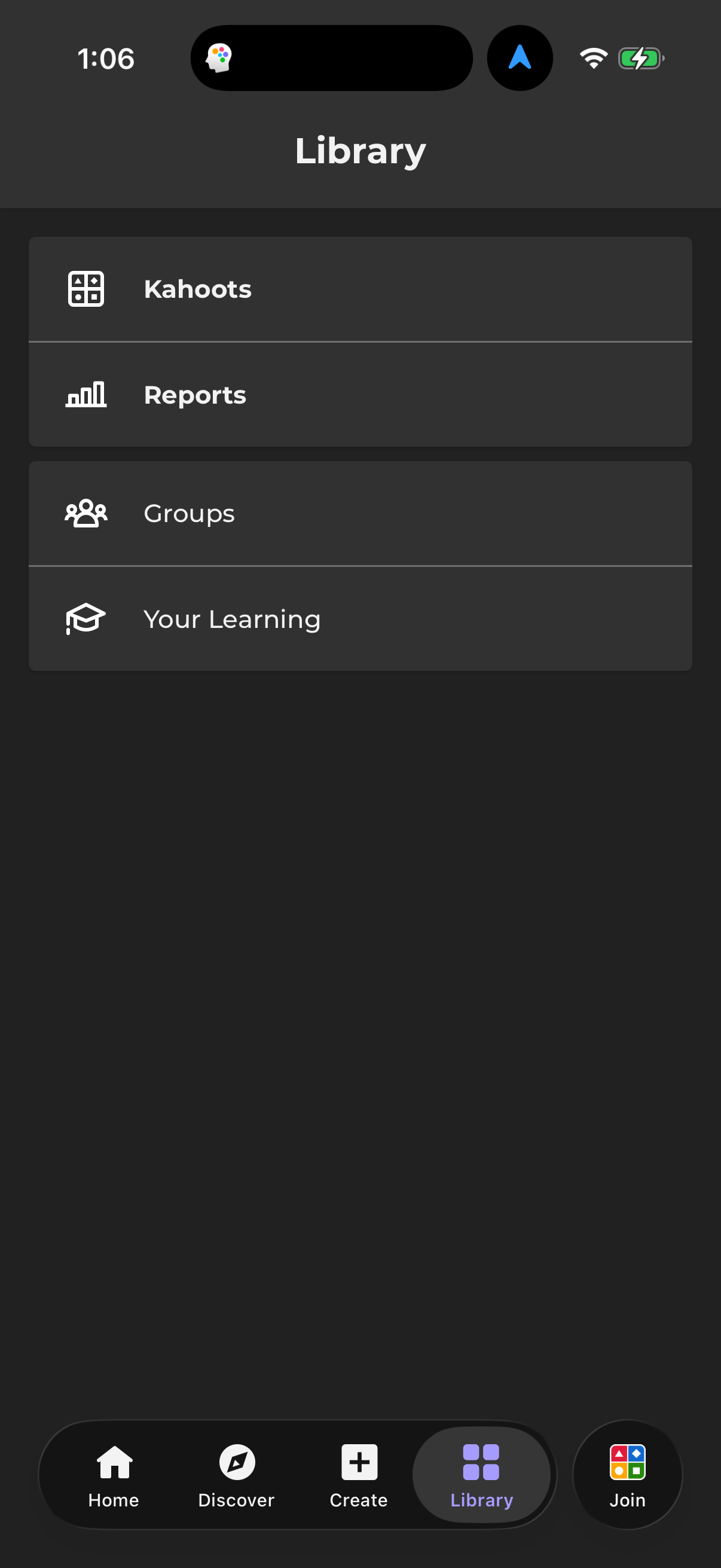 Step 4 of kahoot Main_tabs