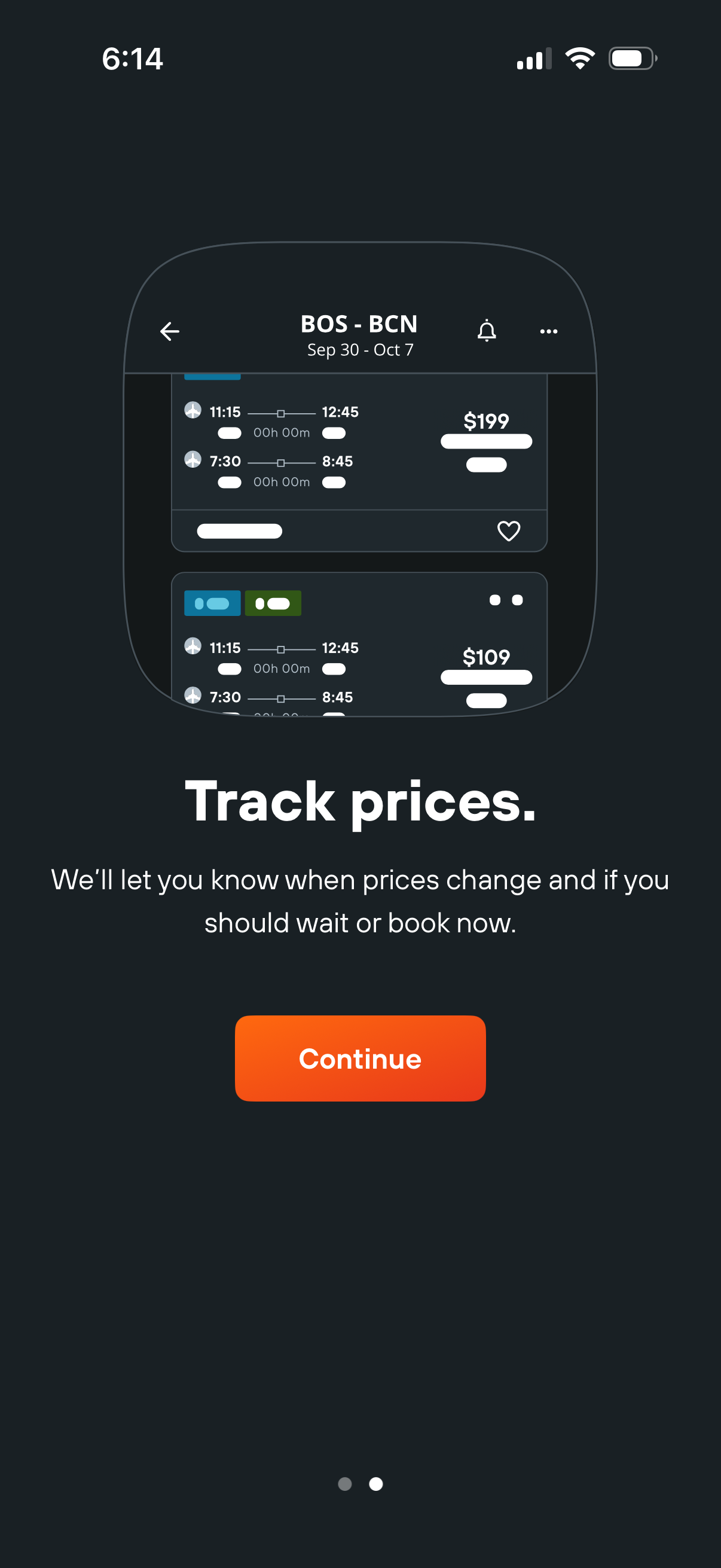 kayak complete onboarding