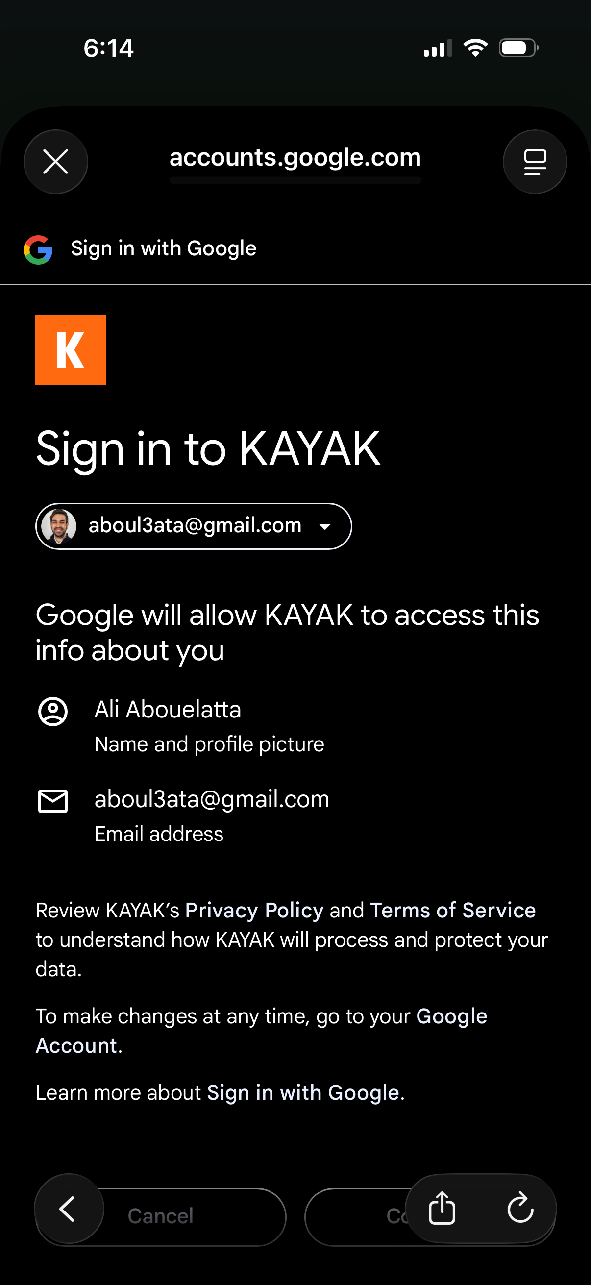kayak app screenshot 20