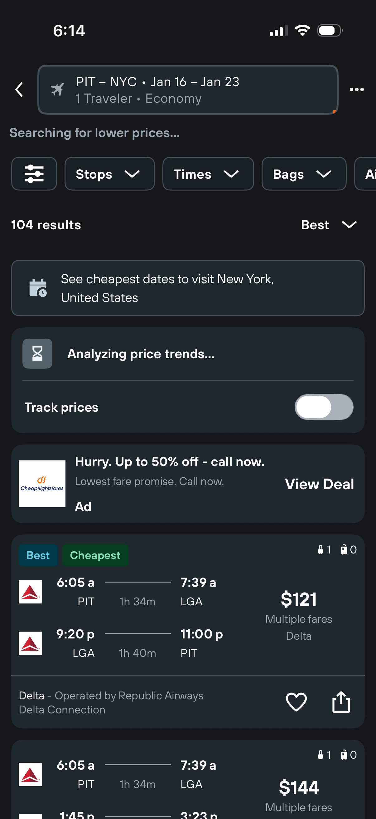 kayak app screenshot 13