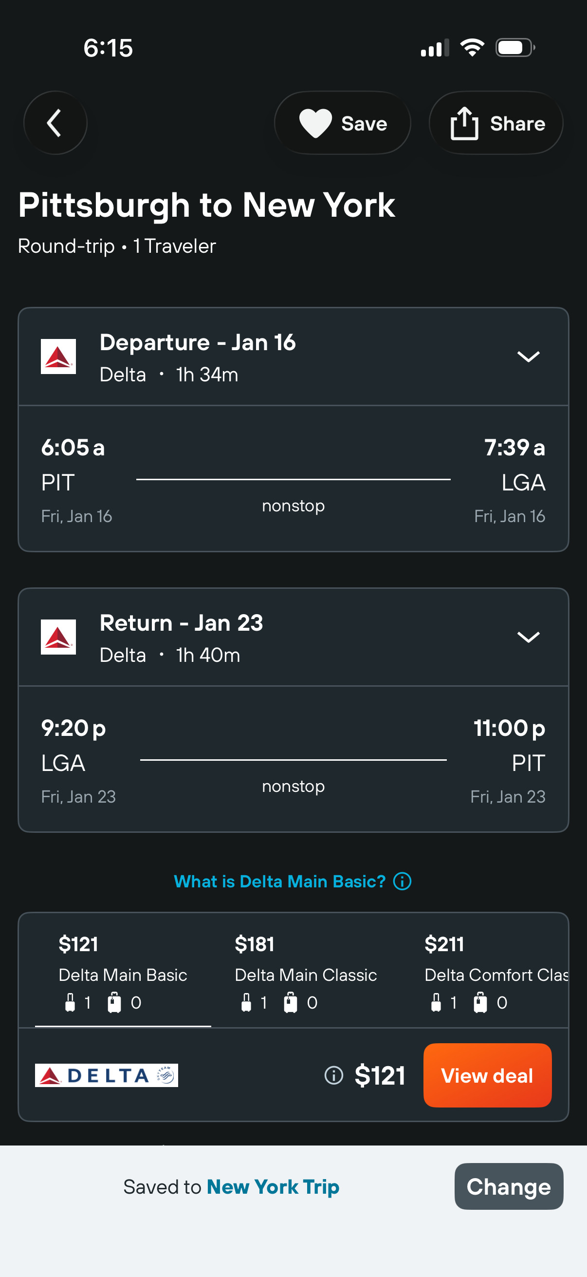 kayak app screenshot 9