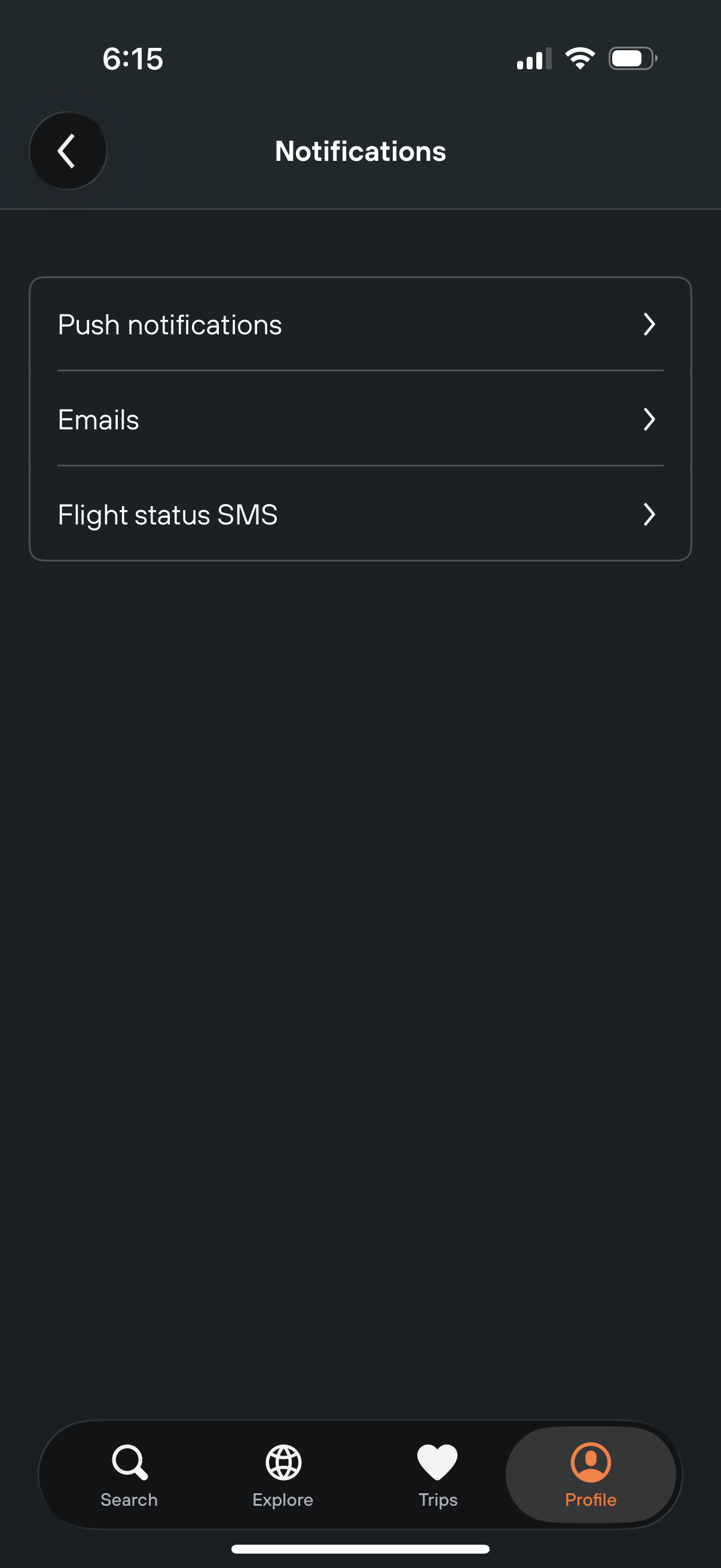 kayak app screenshot 3