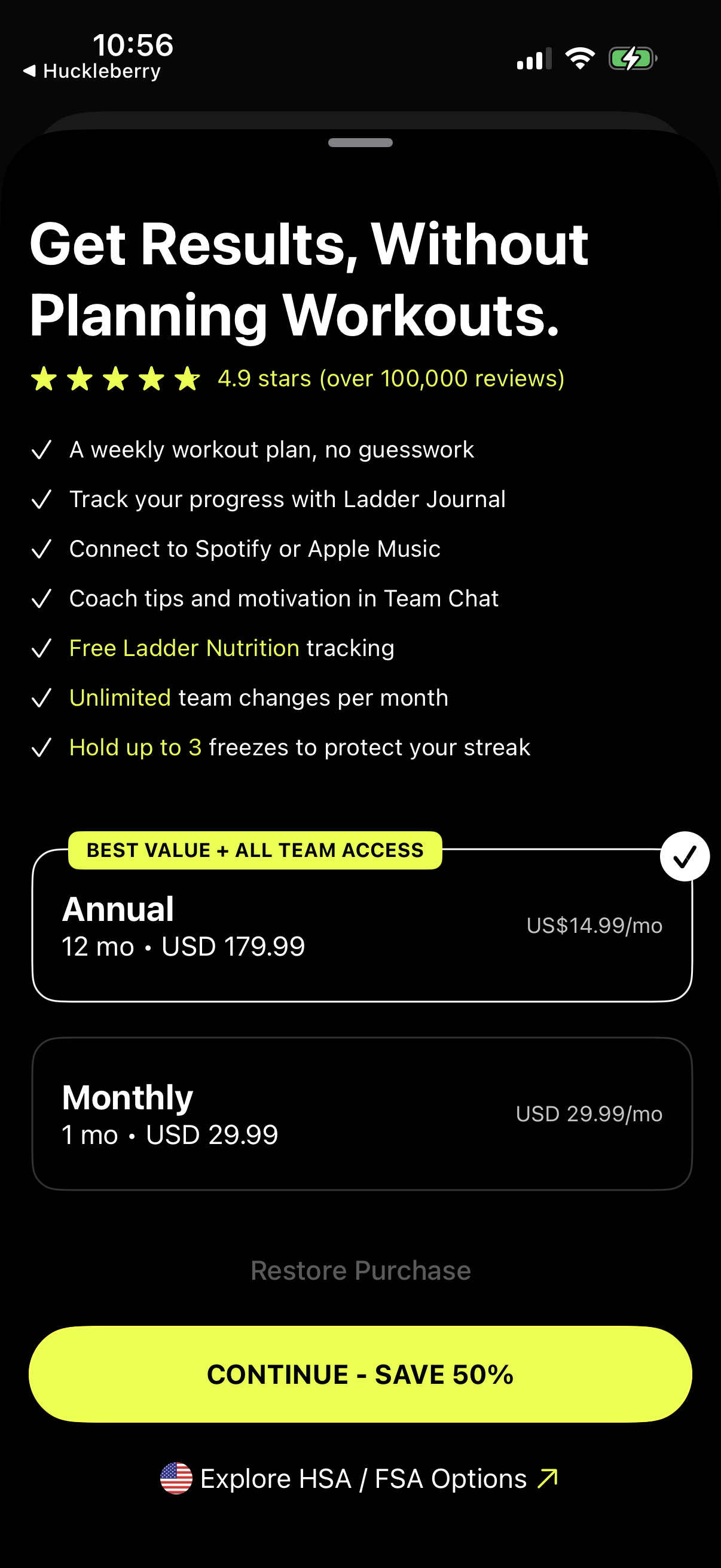 ladder app screenshot 1