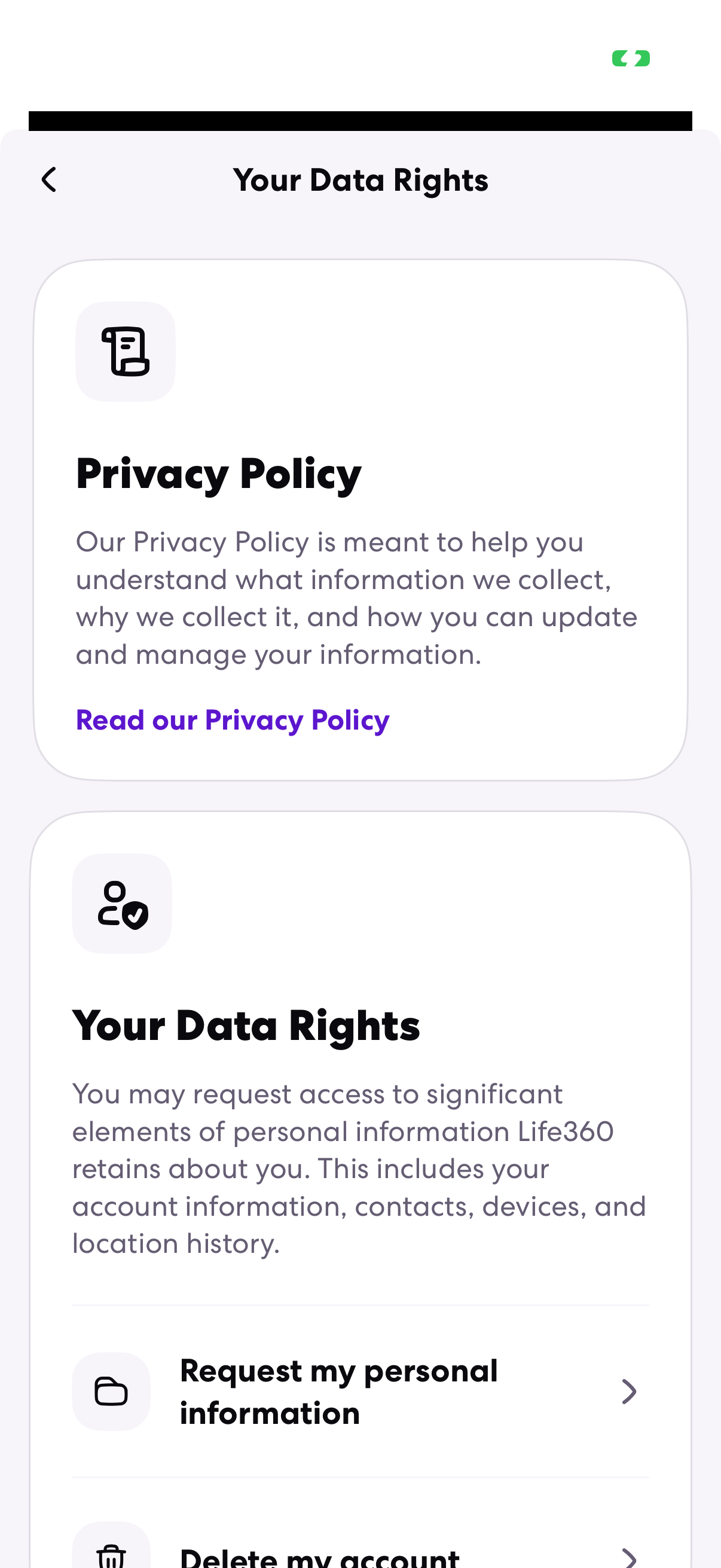 life360 screen