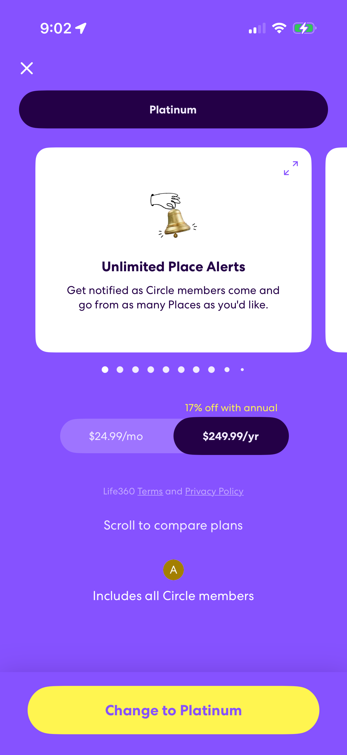 life360 screen