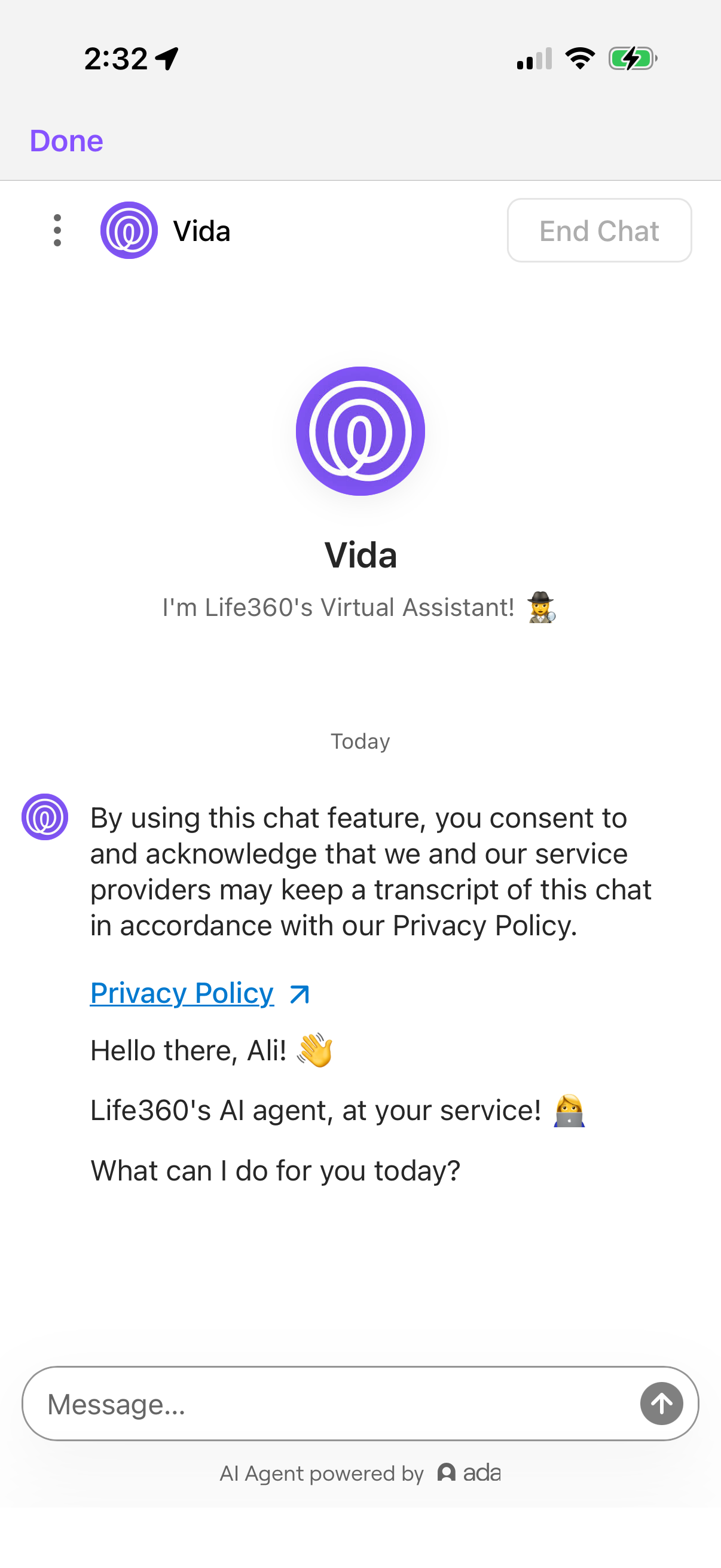 life360 screen