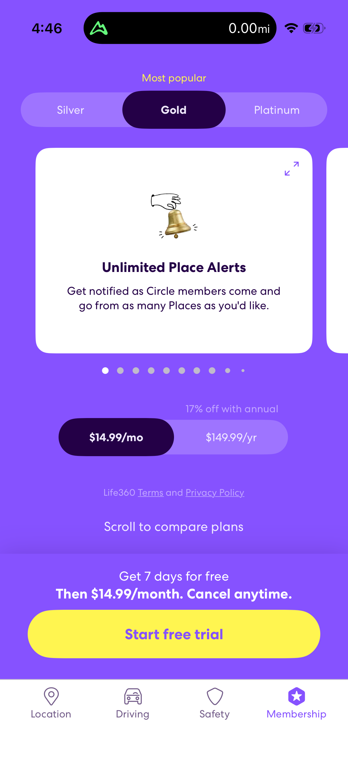 Step 4 of life360 Main_tabs