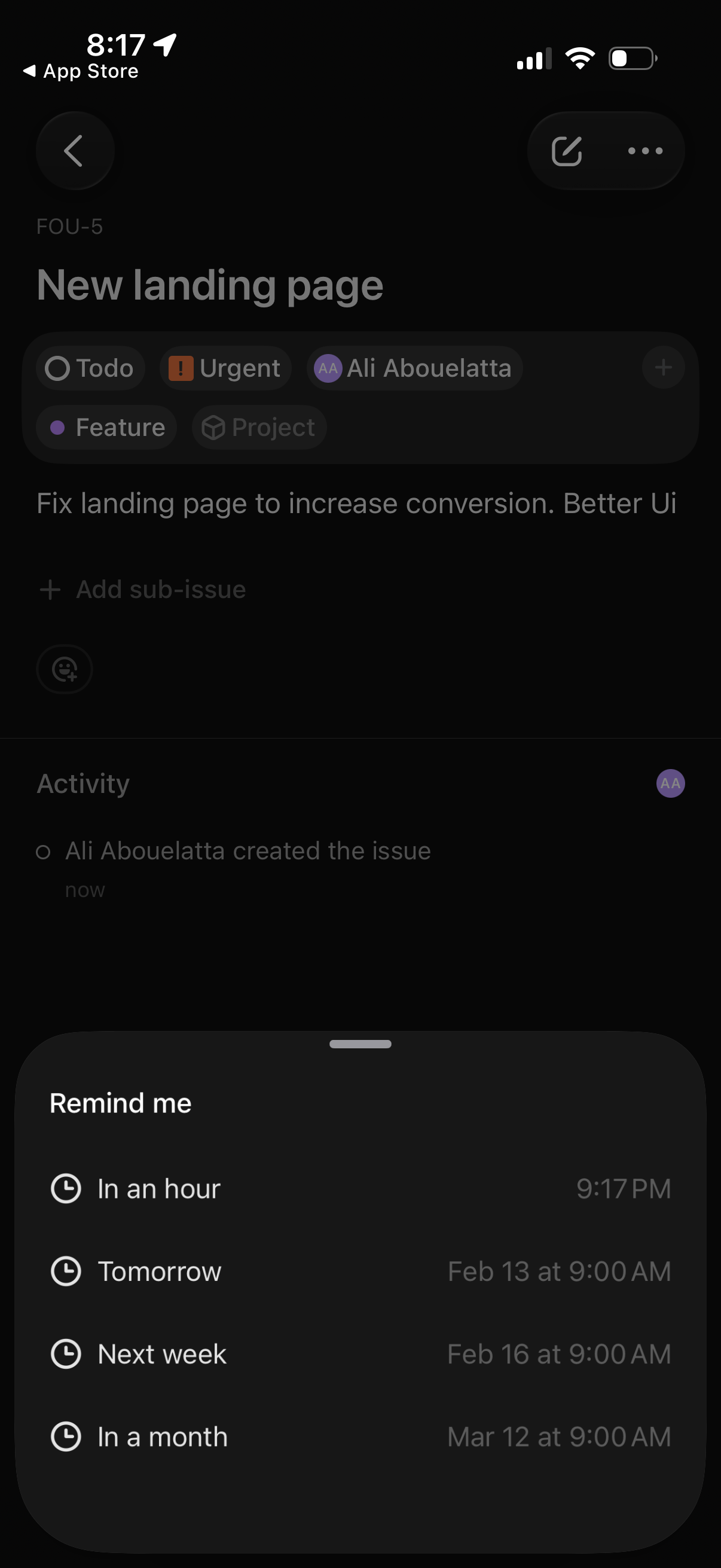 linear app screenshot 14