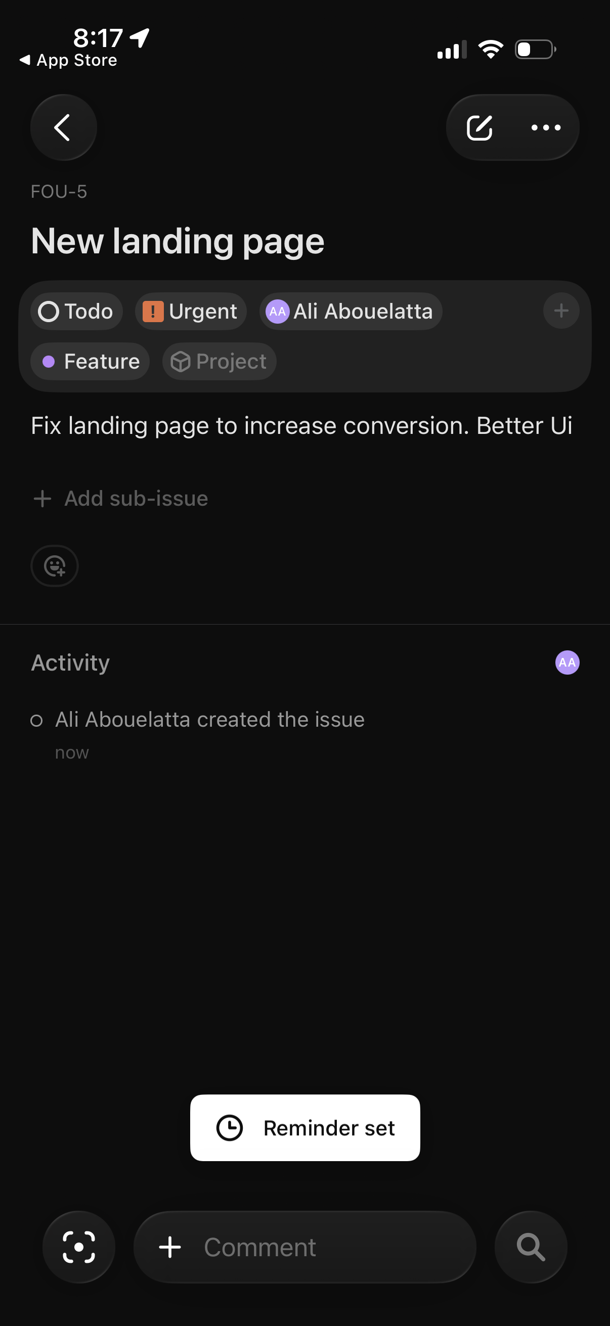 linear app screenshot 13