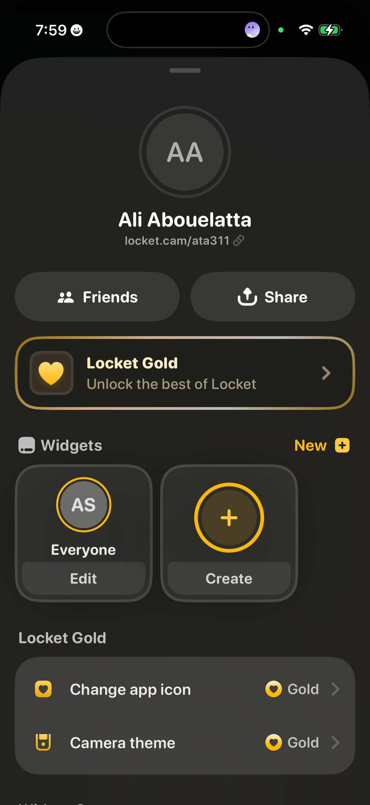 locket screen
