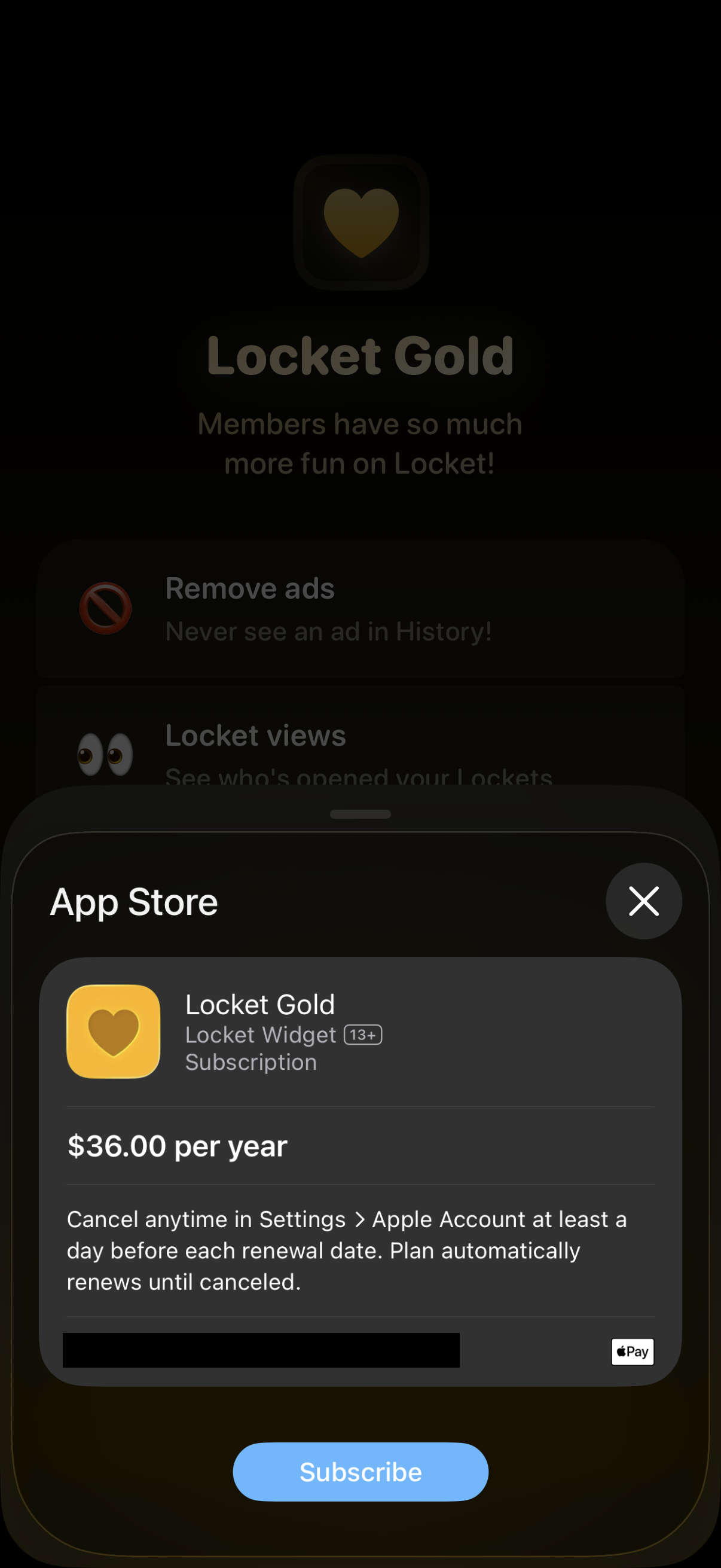 locket screen