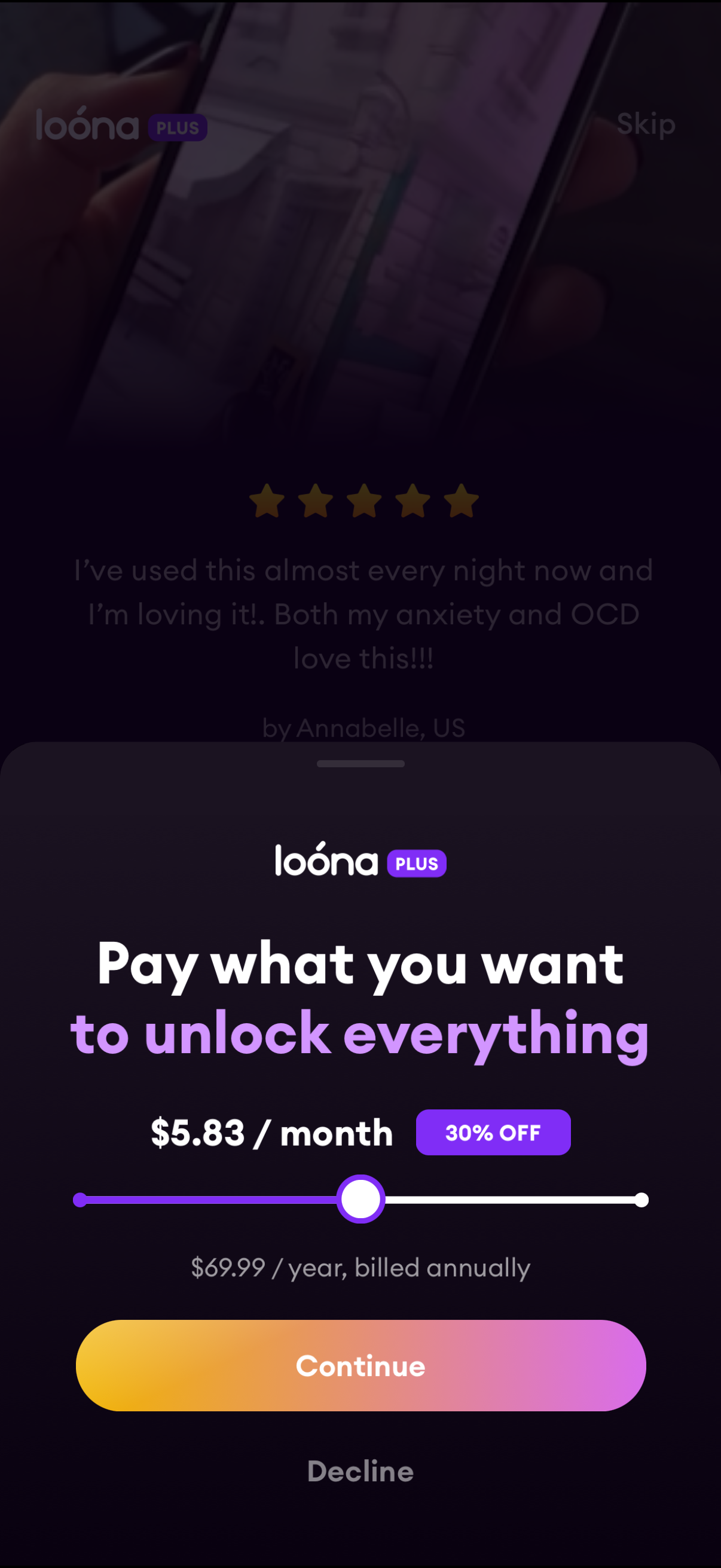 loona app screenshot 1