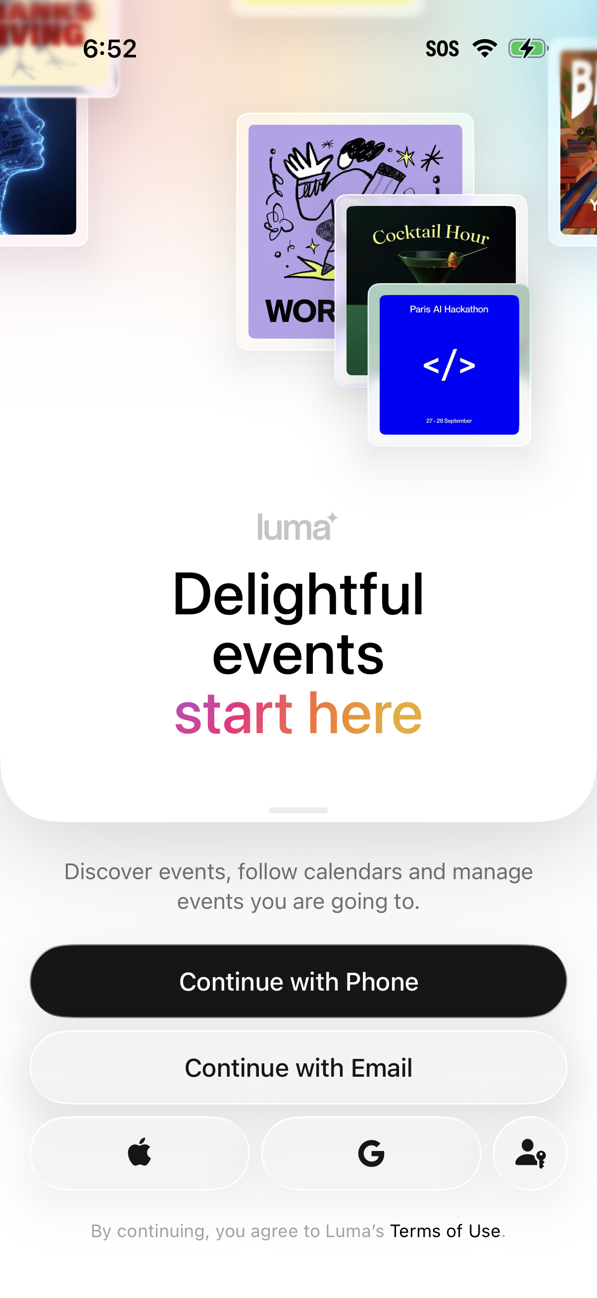 Step 2 of Luma Onboarding
