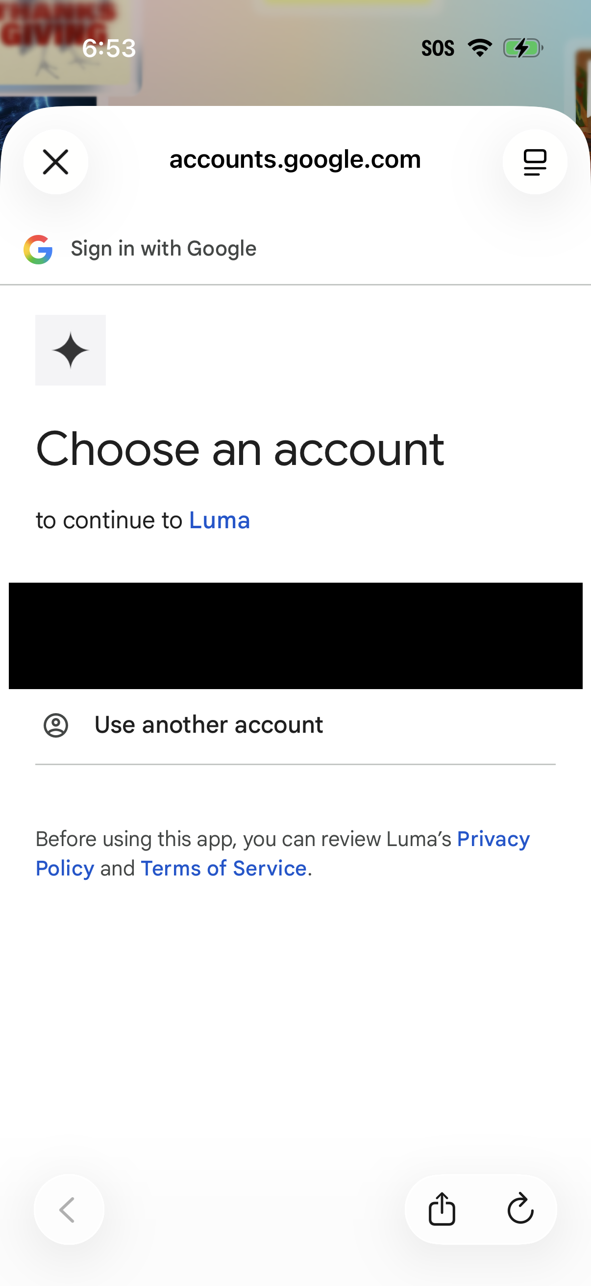 Step 4 of Luma Onboarding