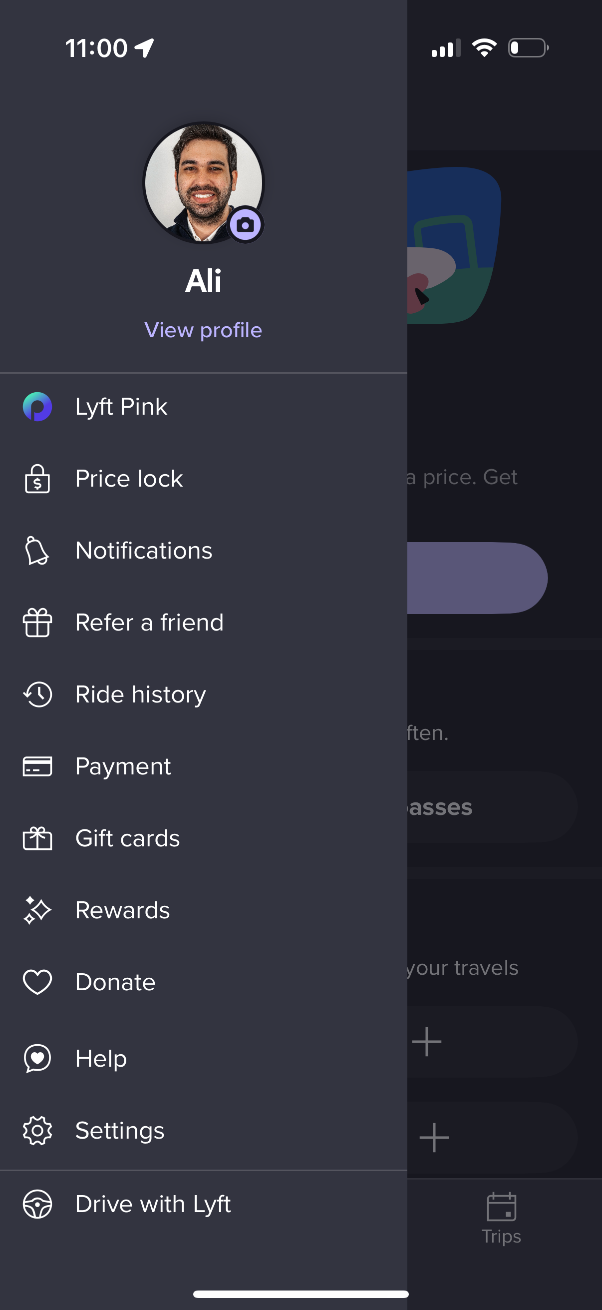 lyft app screenshot 98