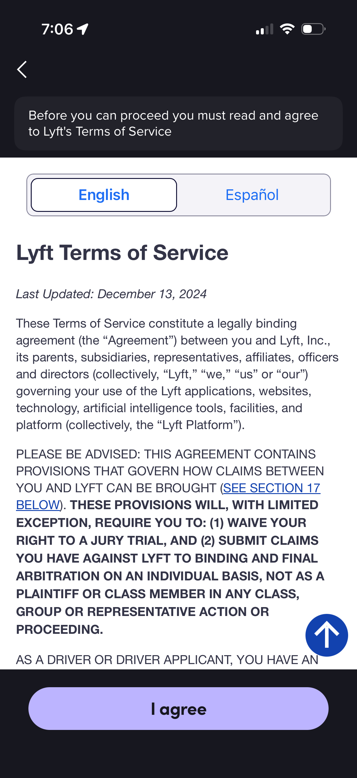 lyft app screenshot 3
