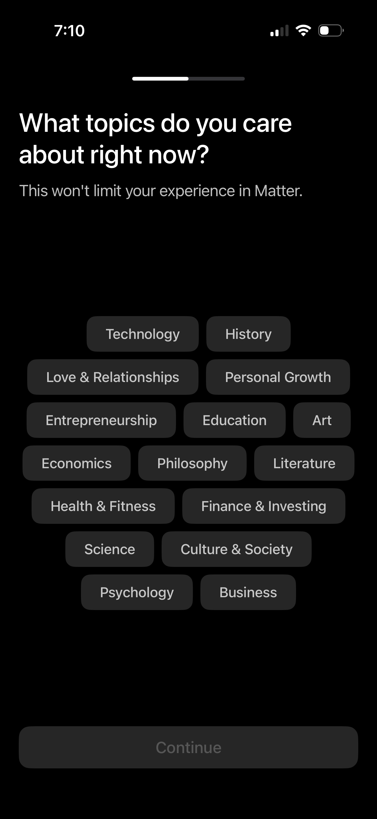 matter app screenshot 10
