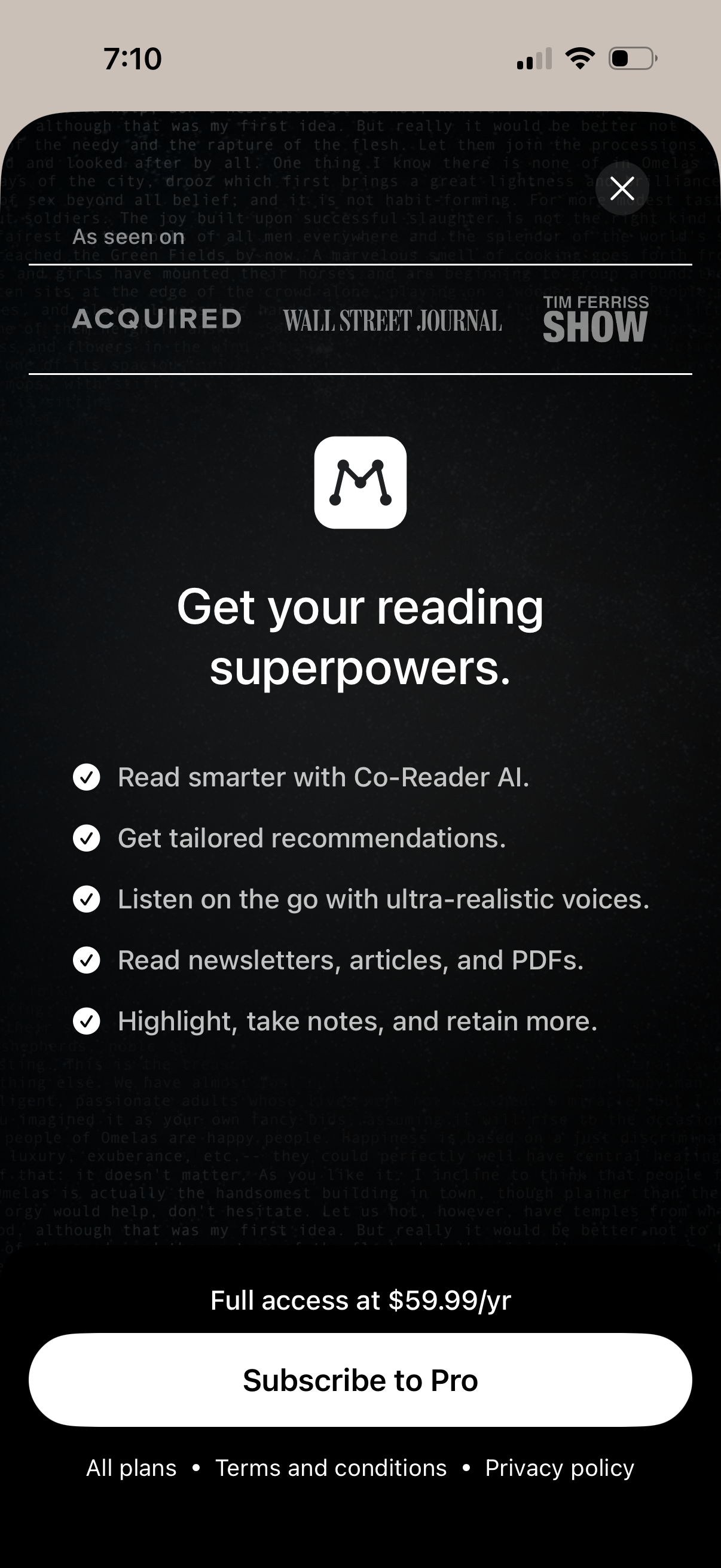 matter app screenshot 1