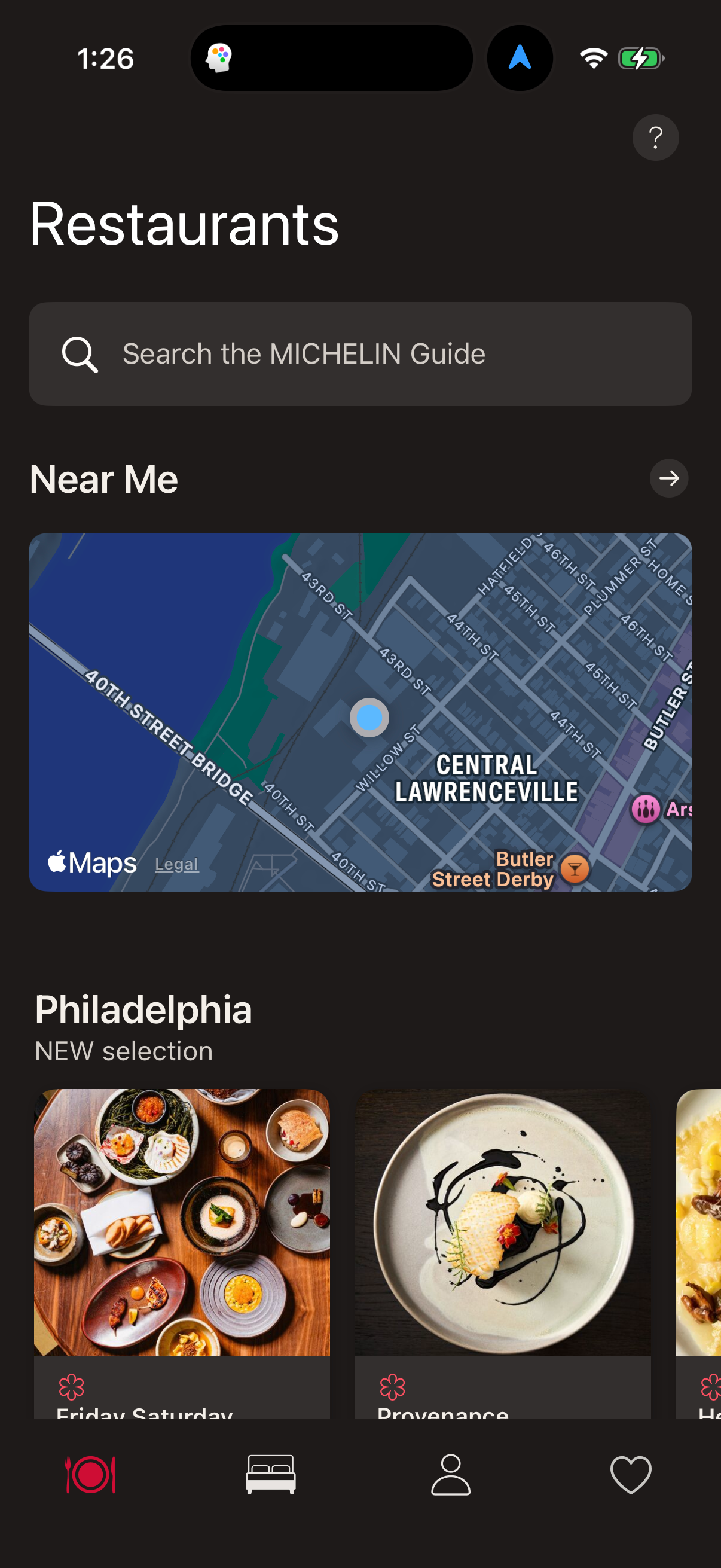 Step 1 of michelin-guide Main_tabs