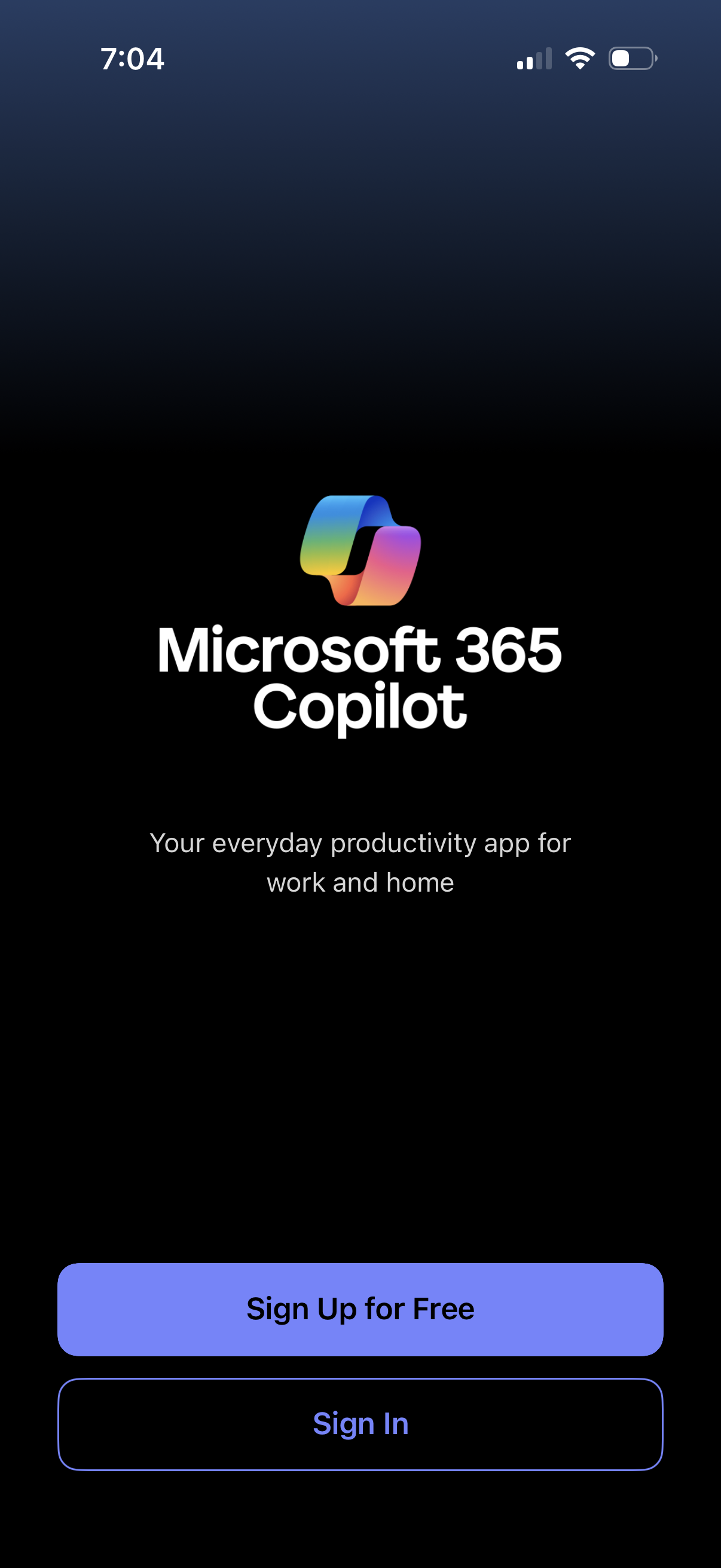 microsoft-copilot create account