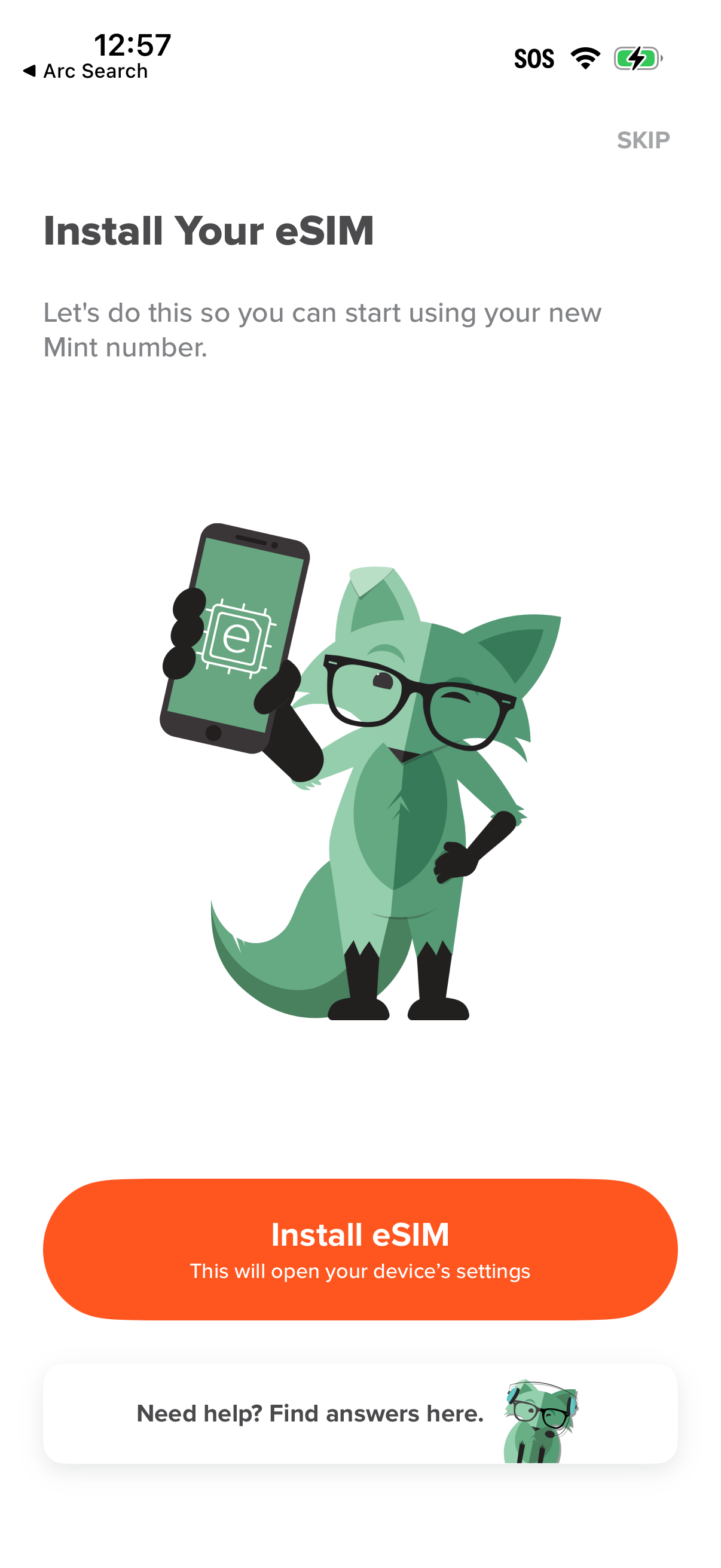 mint-mobile screen