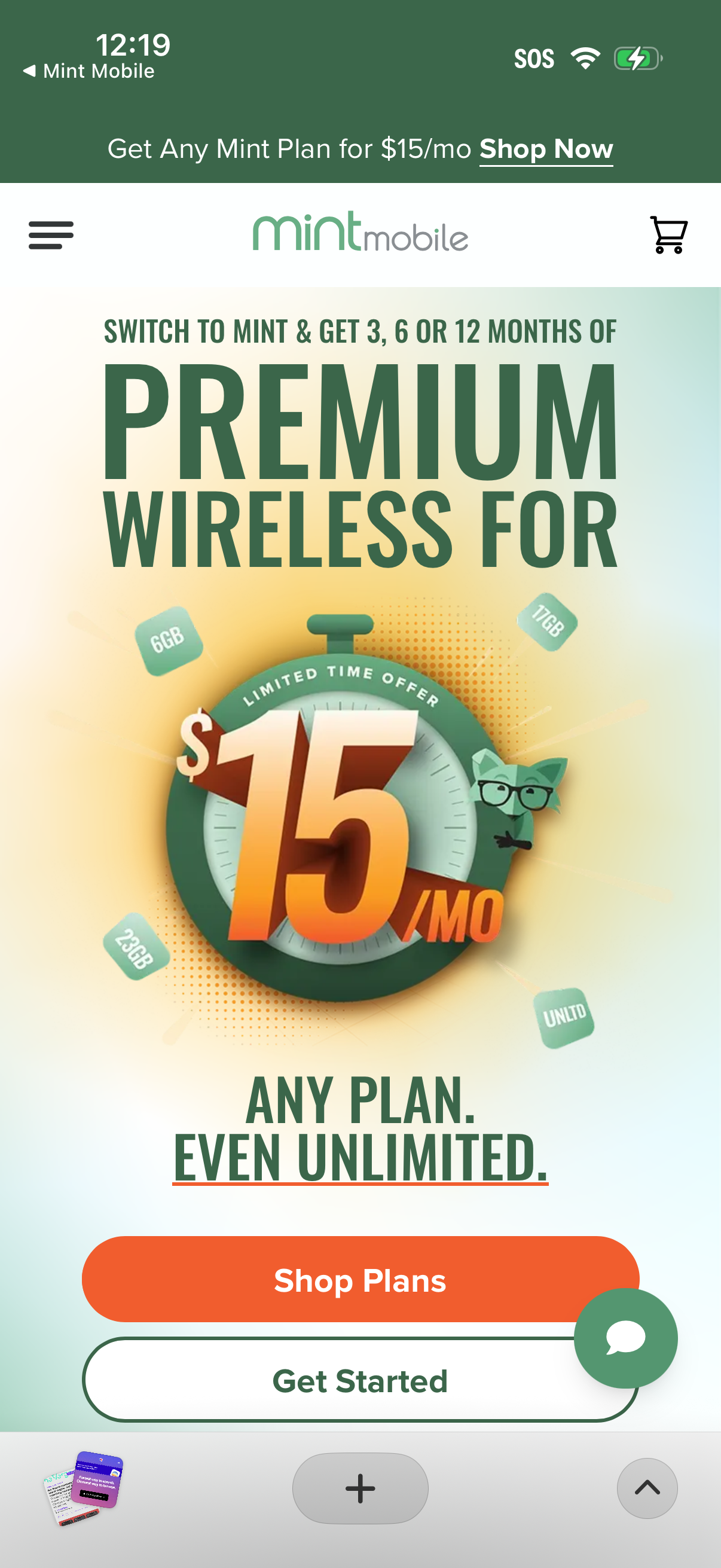 Step 2 of Mint Mobile Web Monetization