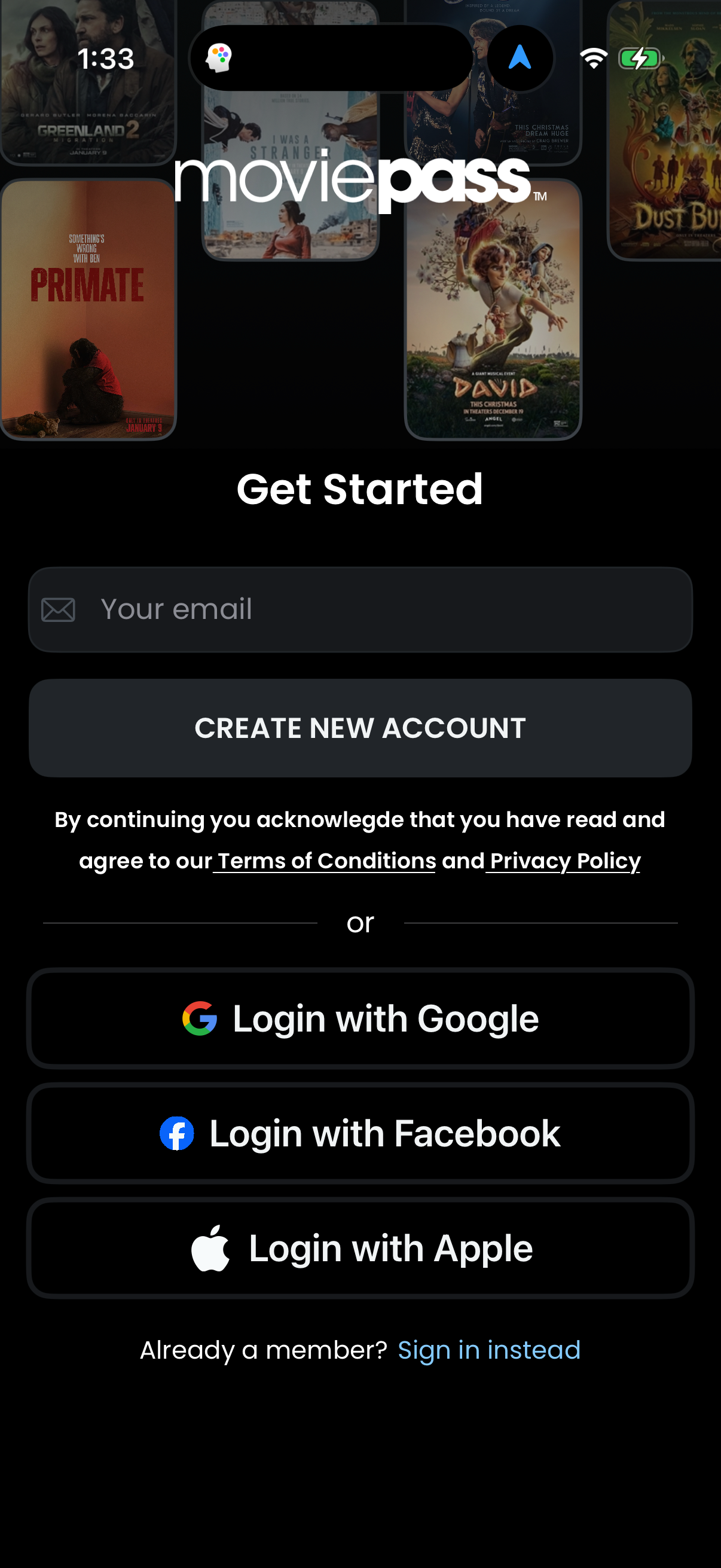 Step 1 of moviepass Main_tabs