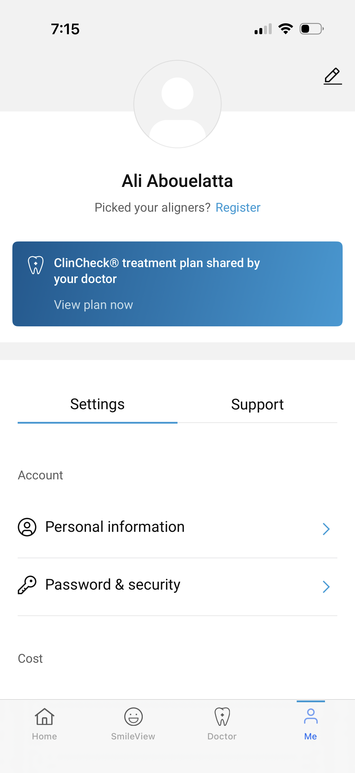 my-invsialign app screenshot 1