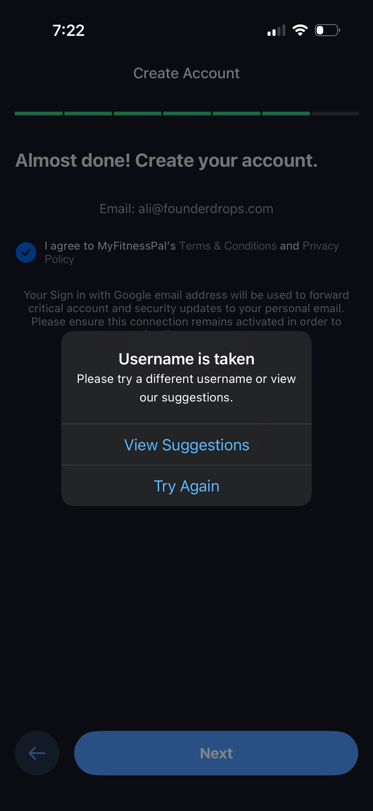 myfitnesspal app screenshot 7