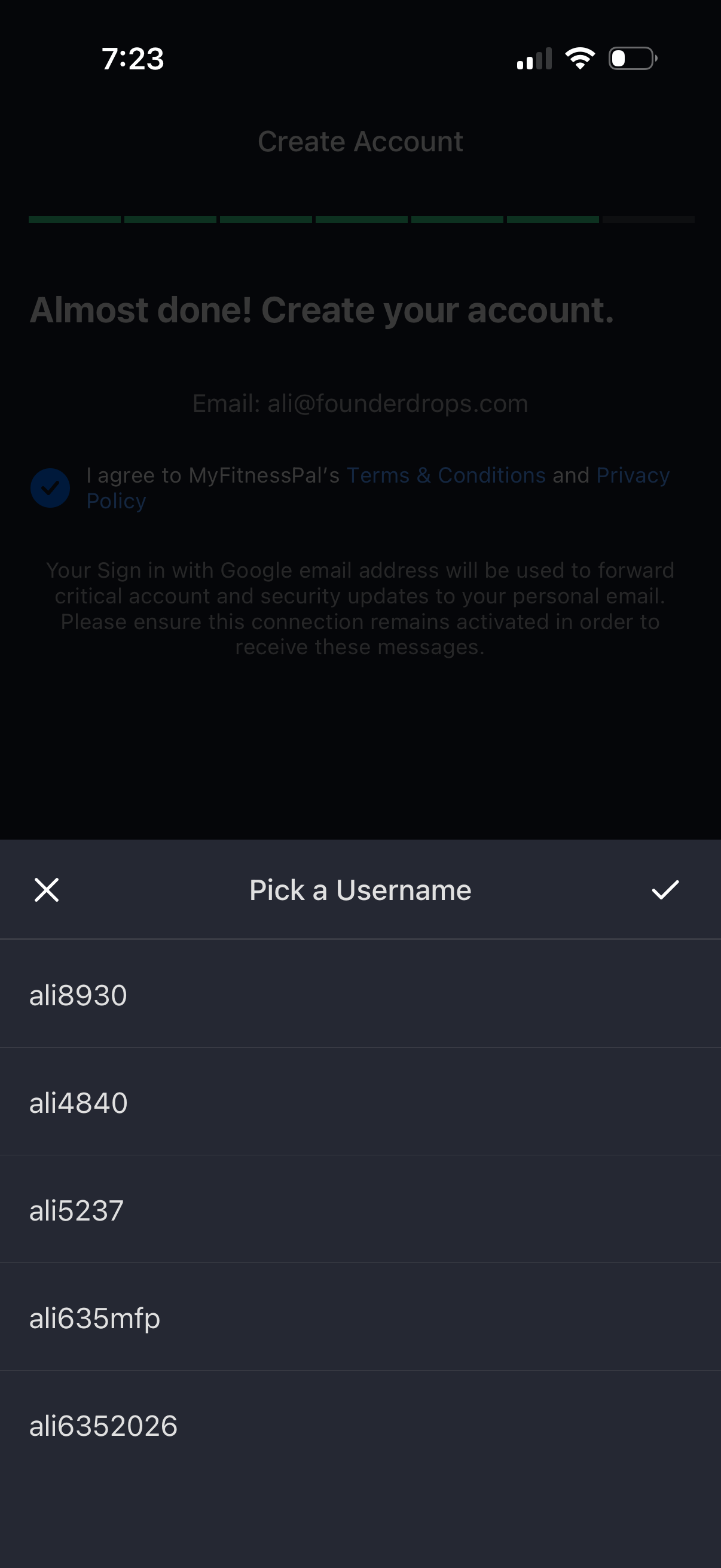 myfitnesspal app screenshot 6