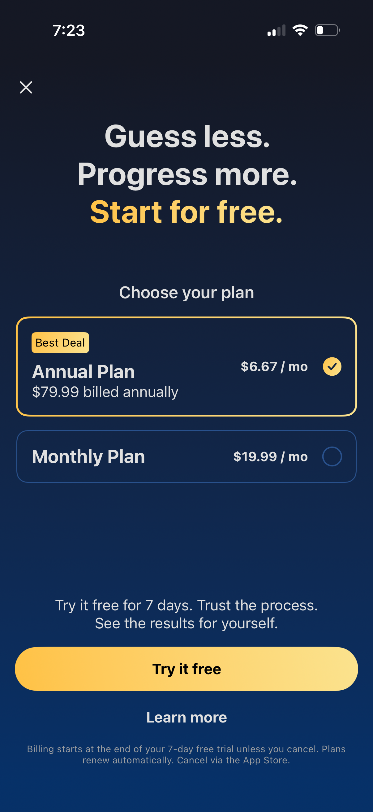 myfitnesspal app screenshot 2