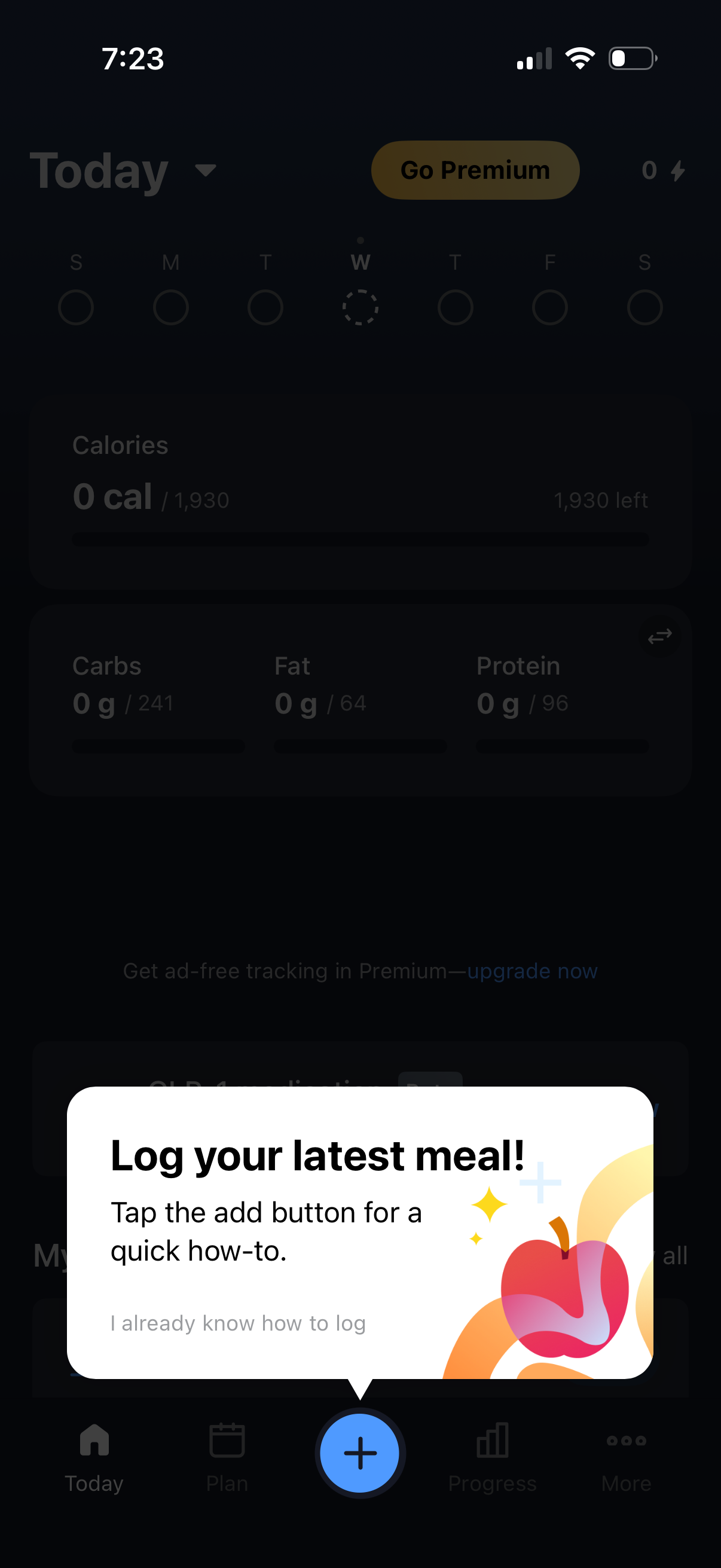 myfitnesspal app screenshot 1