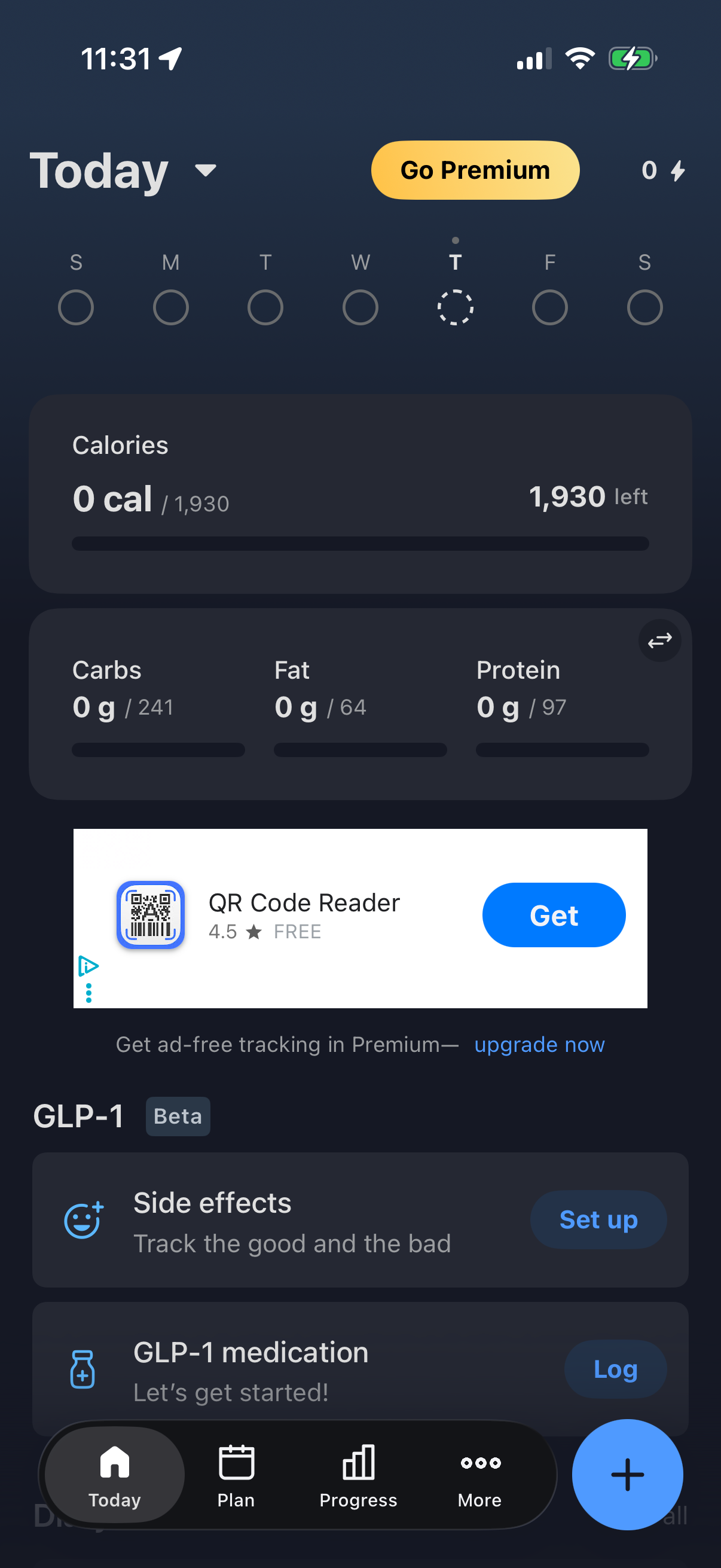 myfitnesspal Paywall