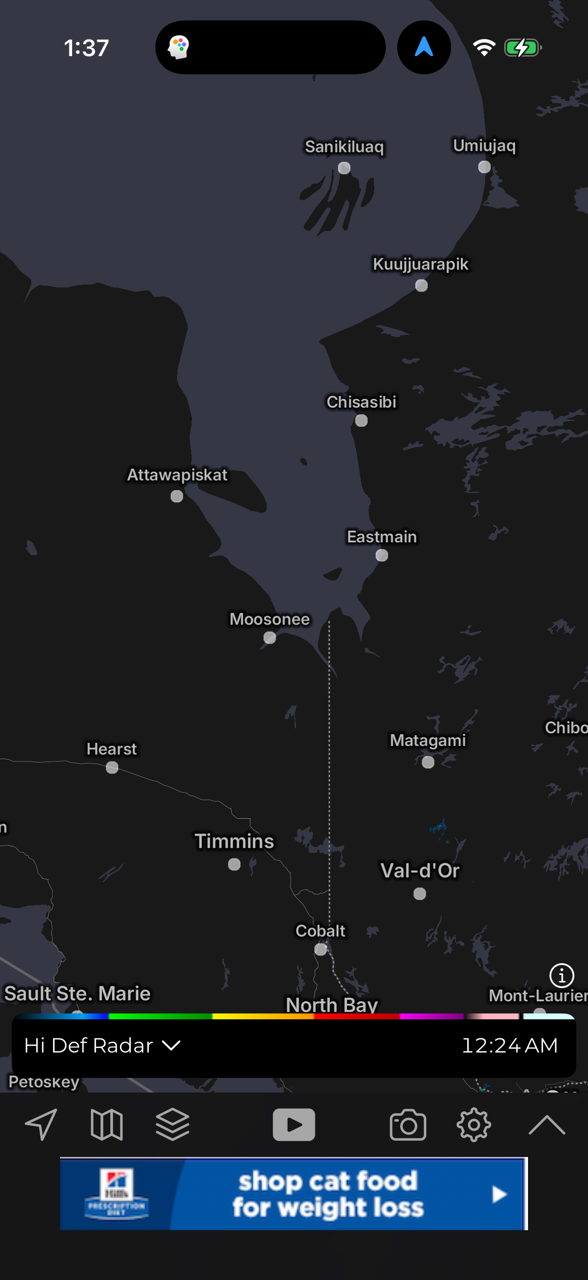 Step 1 of myradar Main_tabs
