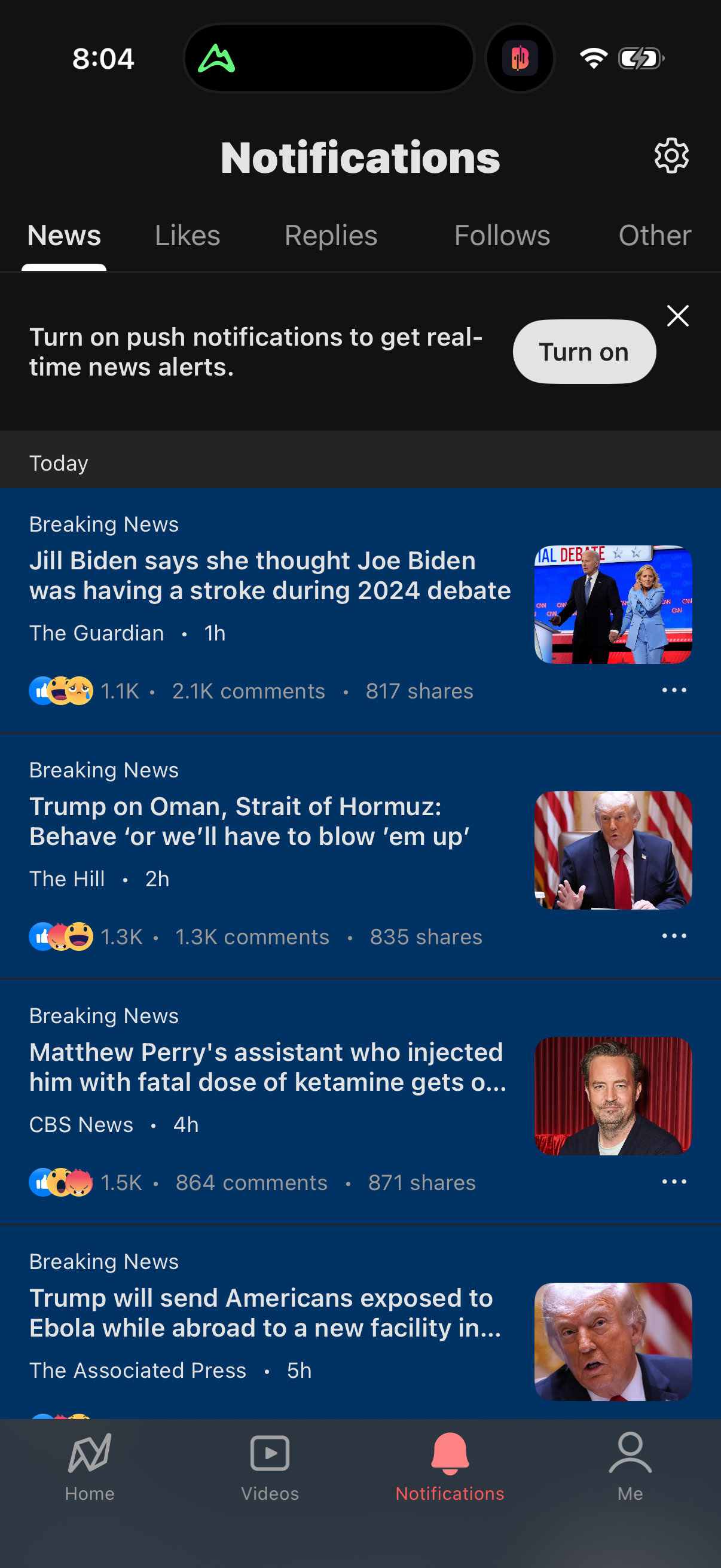 Step 3 of newsbreak Main_tabs