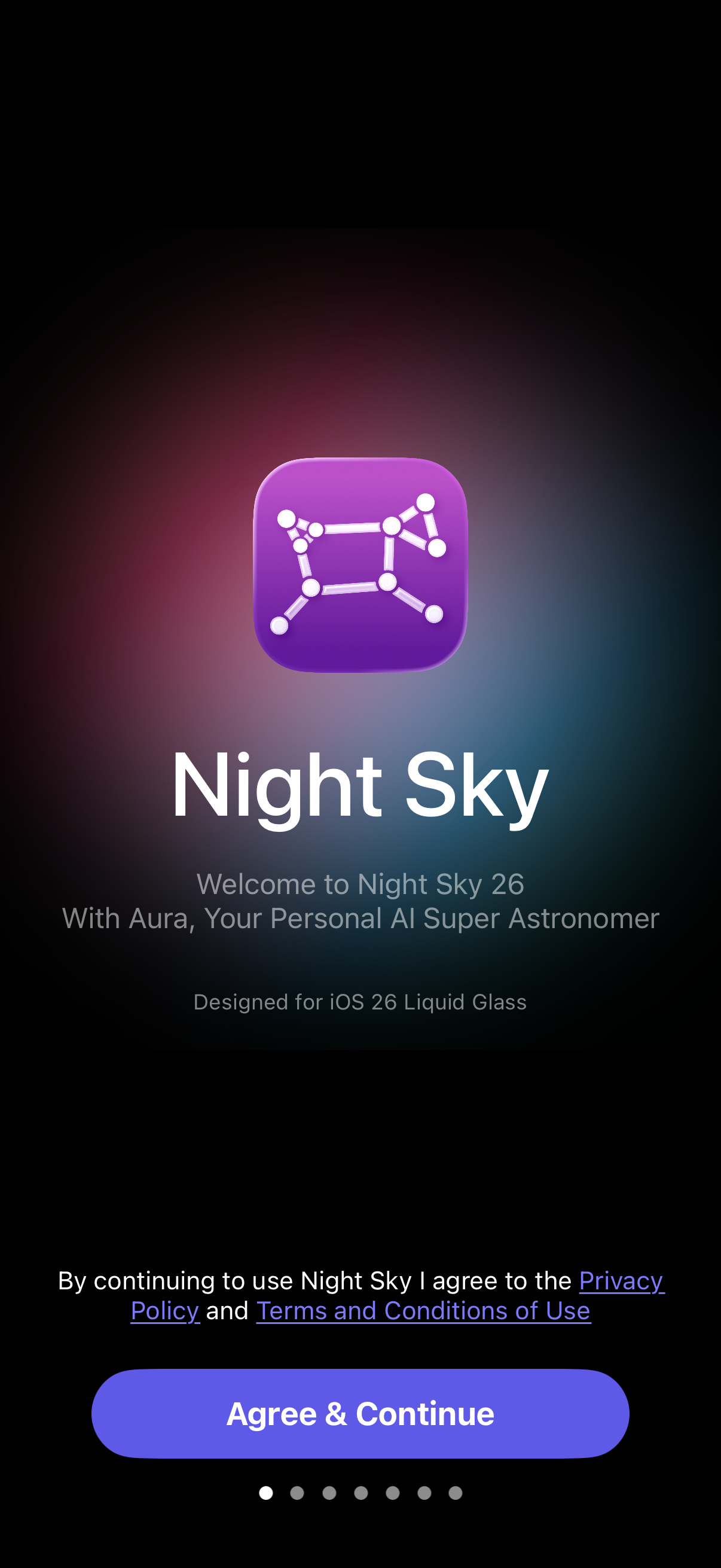 Step 2 of night-sky Onboarding