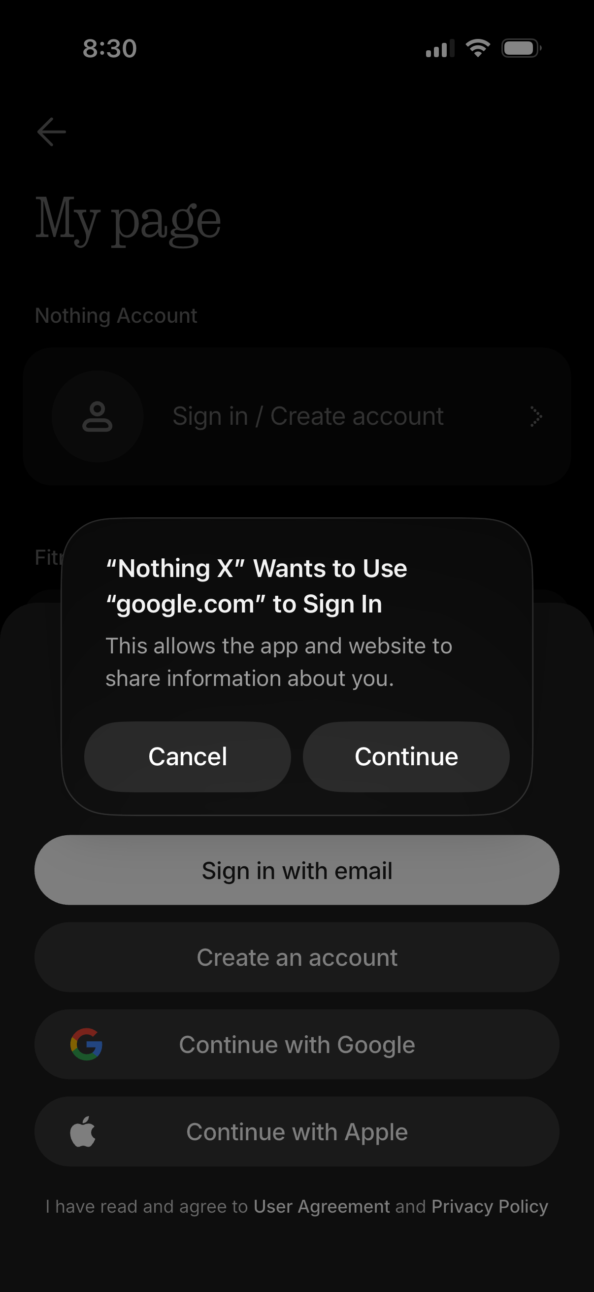 nothing-x app screenshot 10