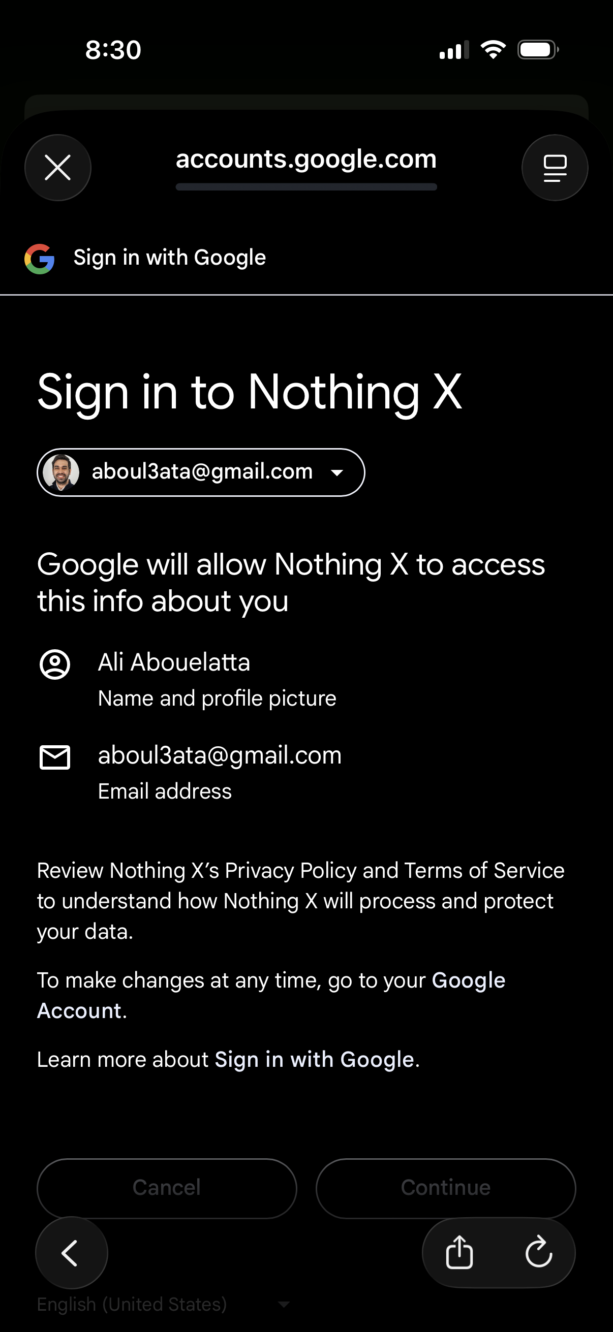 nothing-x app screenshot 8