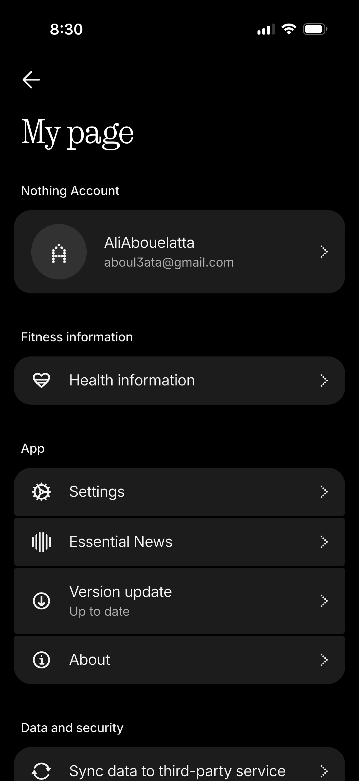 nothing-x app screenshot 7