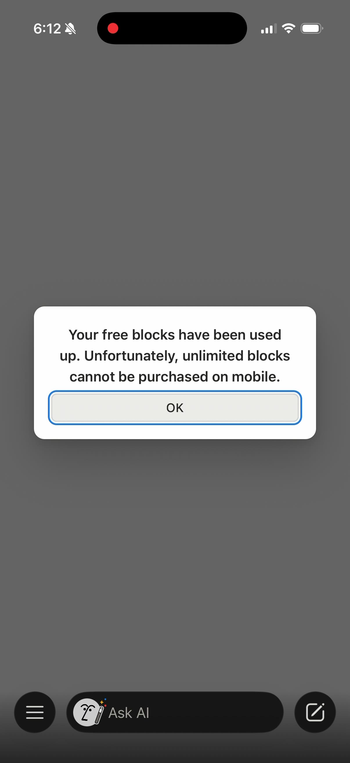 Notion app screenshot 2