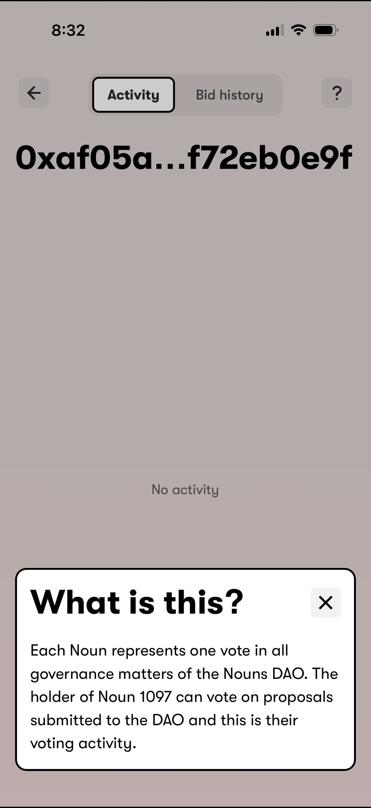 nouns app screenshot 1